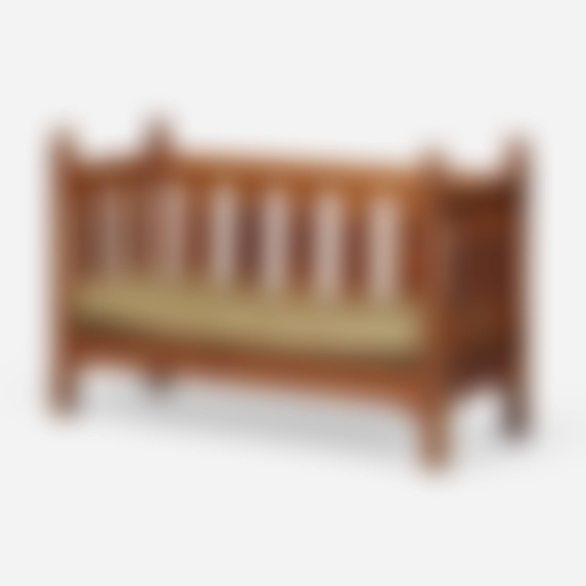 Rare and Early settee with carved leaves (preview)