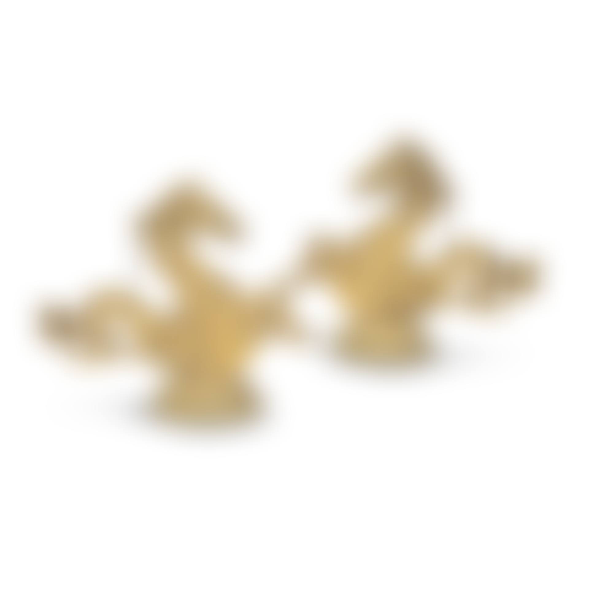 pair of Venetian brass hippocamp gondola oarlock ornaments (preview)