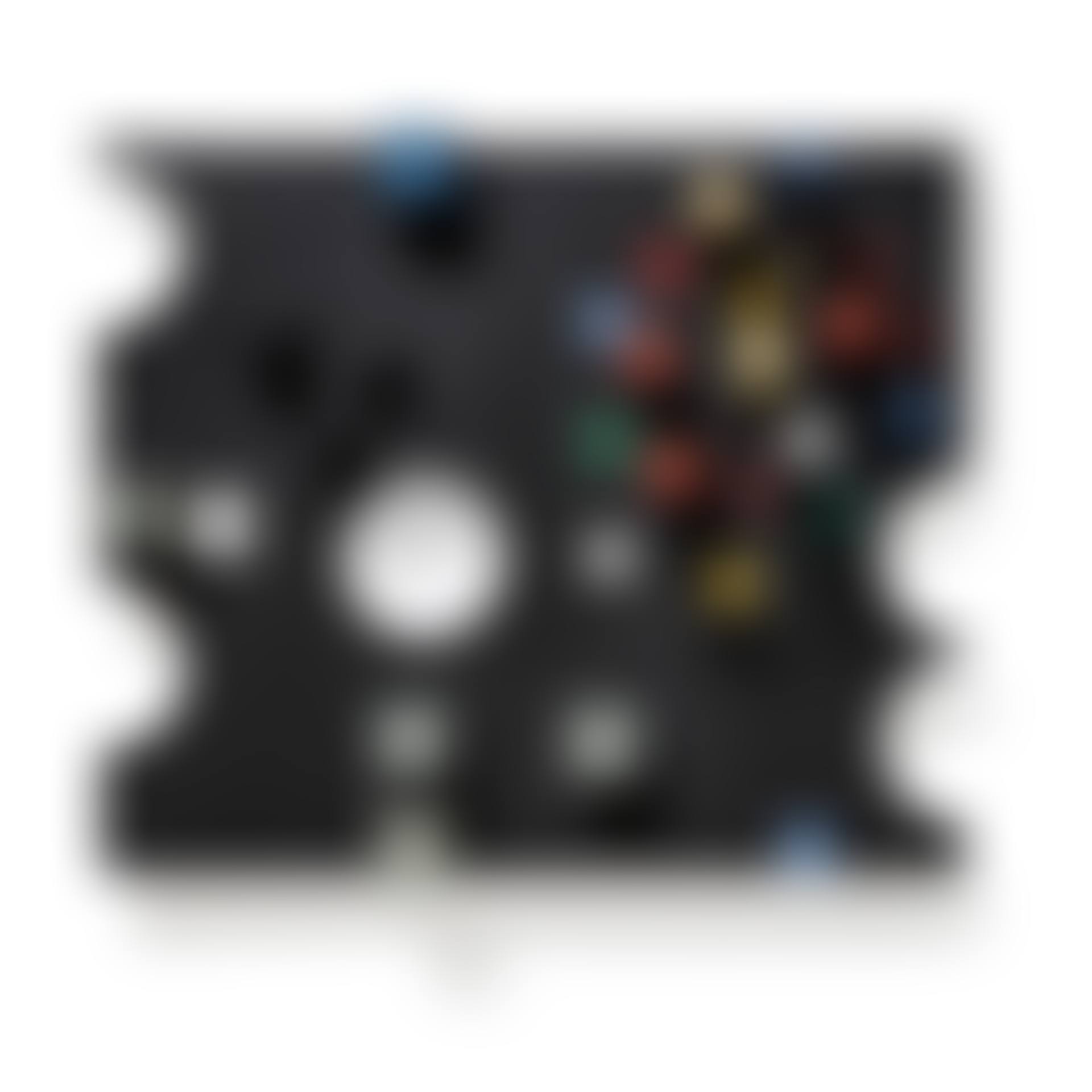 Relief rectangulaire, cercles découpés, carrés peints et découpés, cubes et cylindres surgissants (preview)