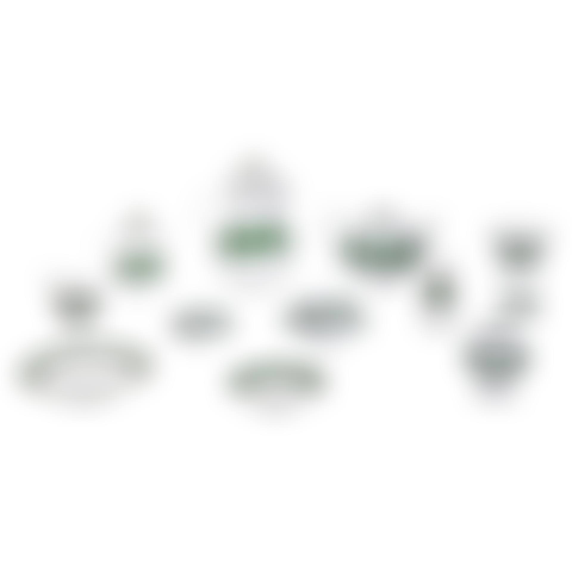 A MEISSEN PORCELAIN OAK LEAF PATTERN ASSEMBLED DESSERT SERVICE (preview)