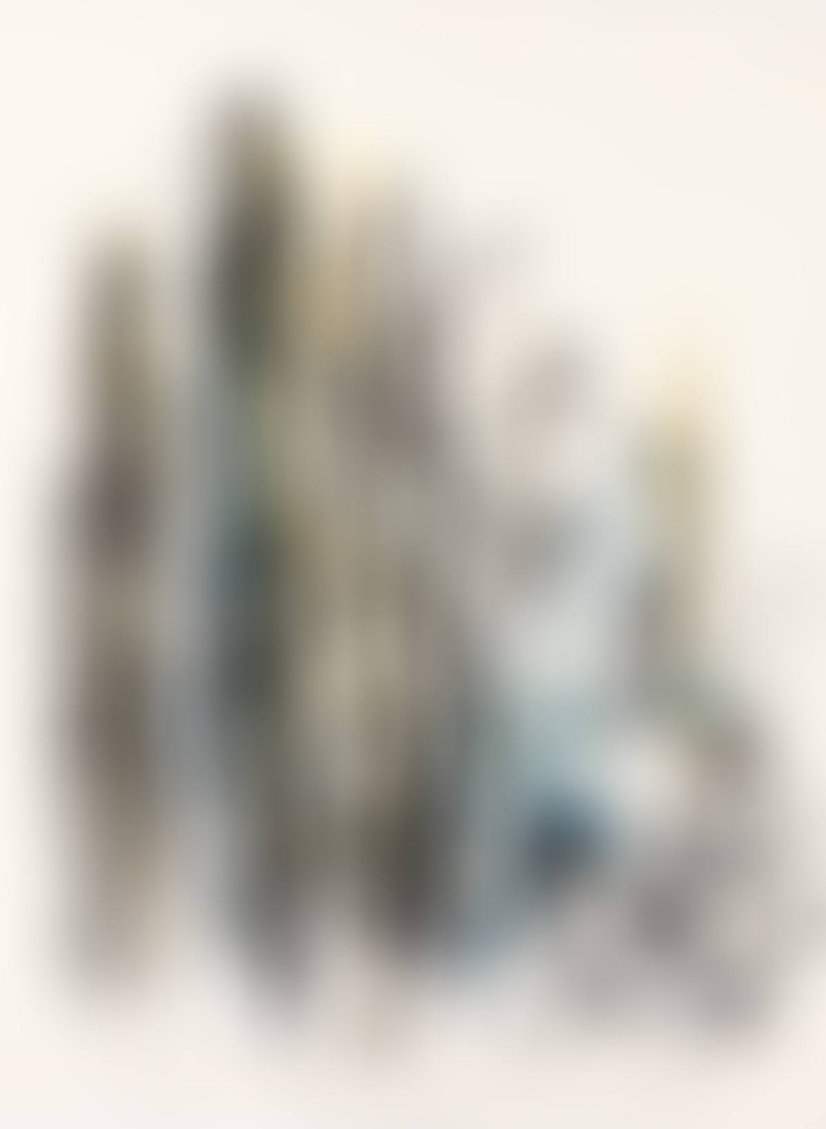Arbres (Black, Yellow and Blue) . (preview)