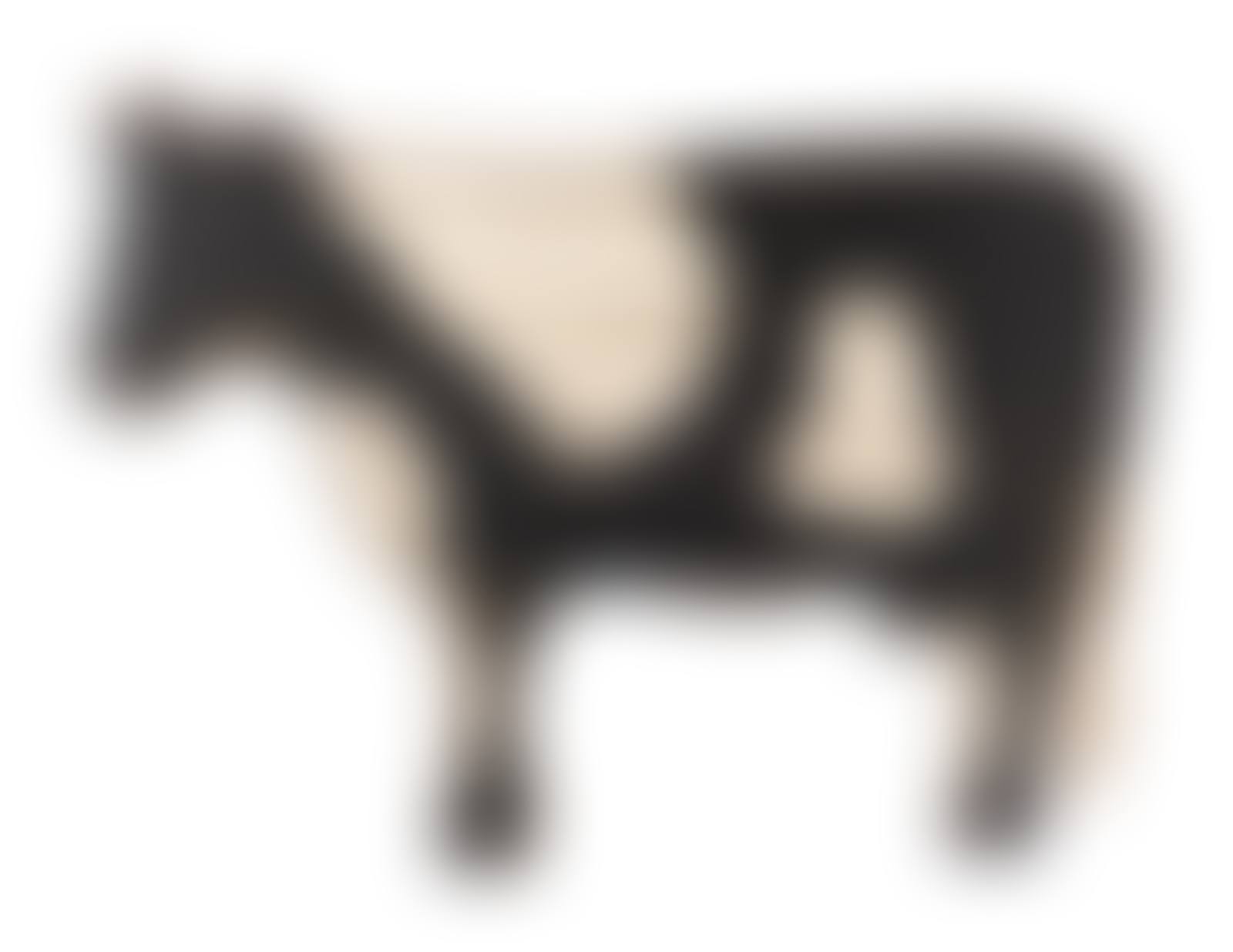 A Carved Wood Cow Form Trade Sign (preview)