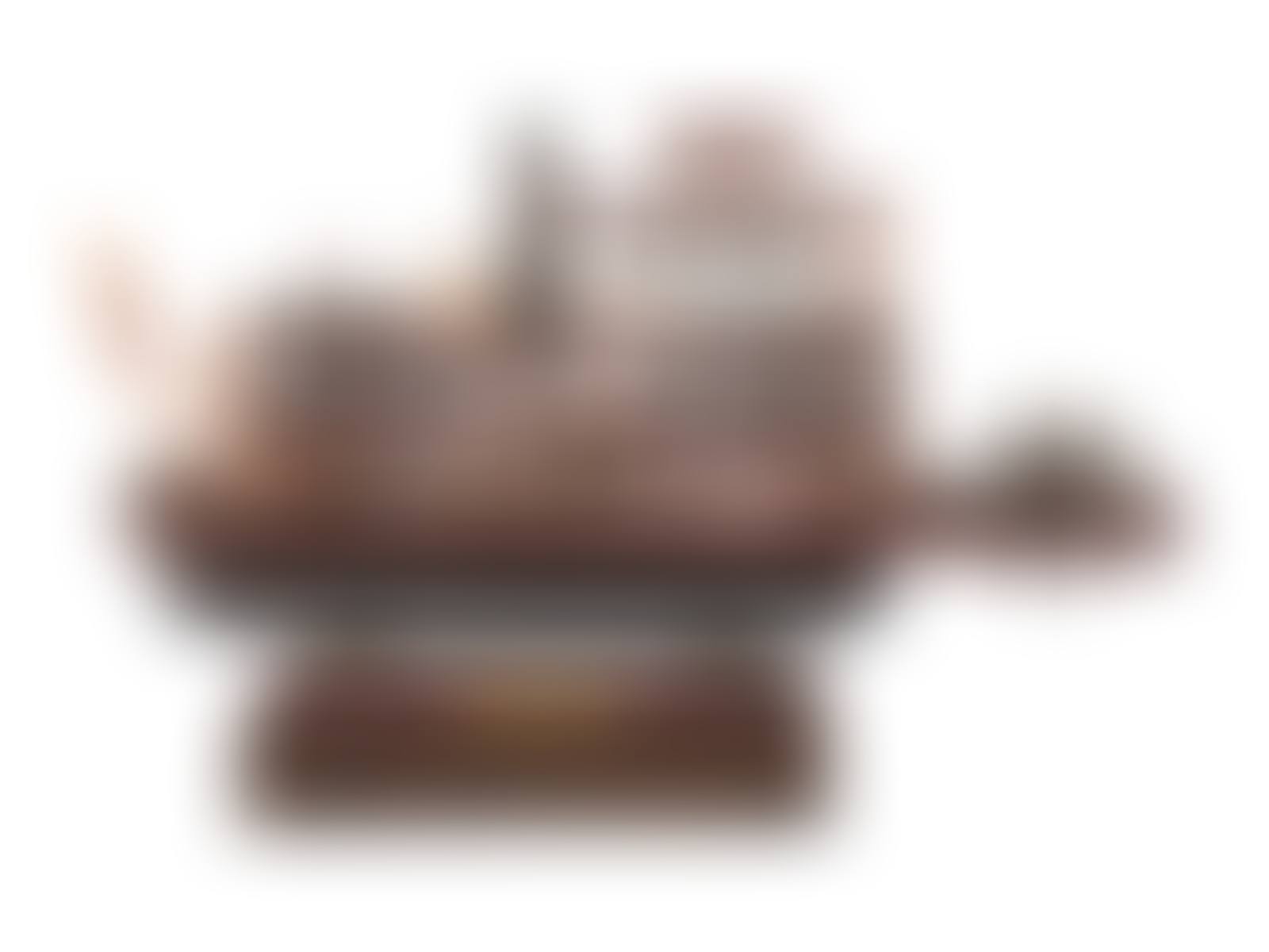A Carved and Painted Wood Paddle Boat Model Mississippi (preview)