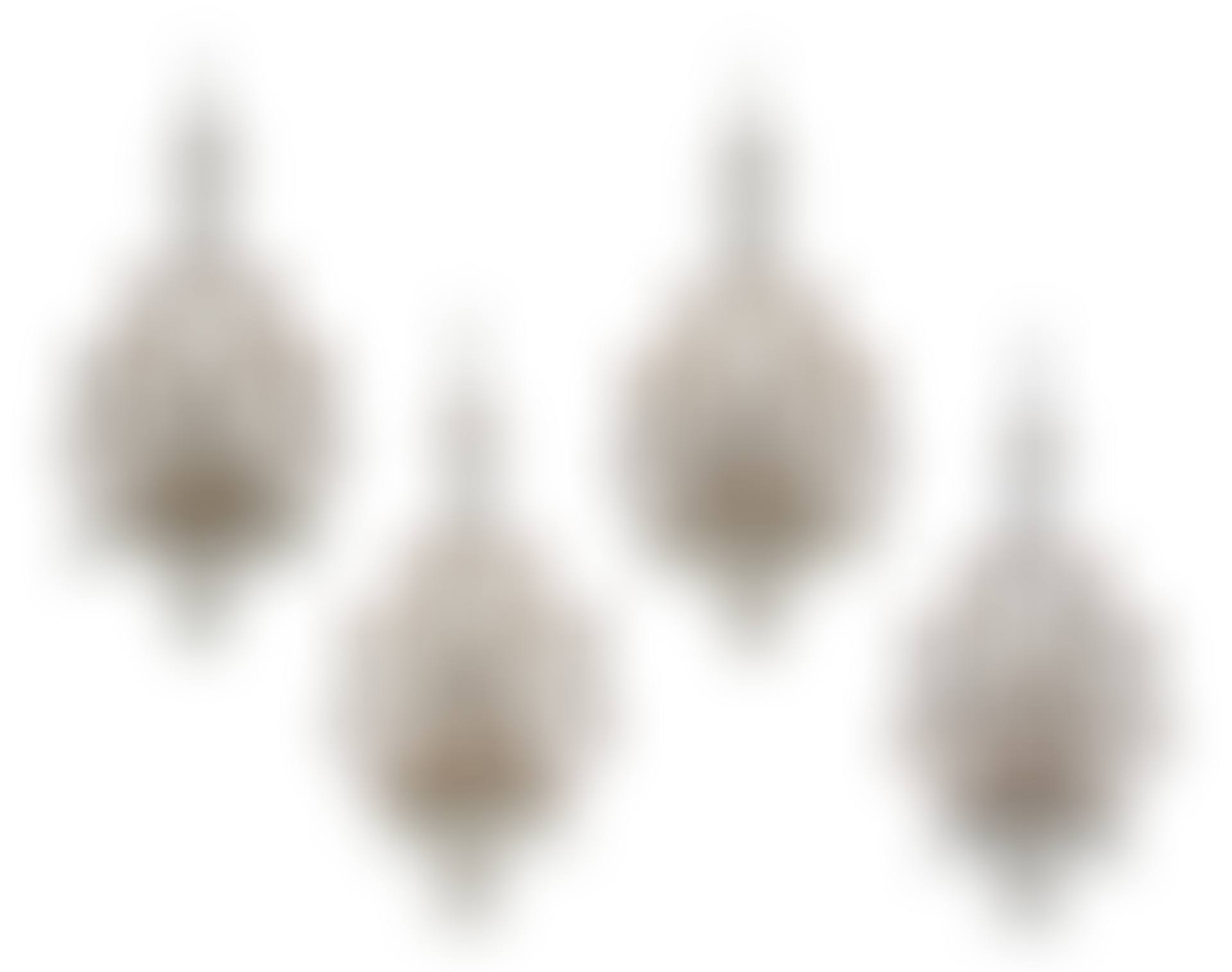 A SET OF FOUR GILT-METAL AND CUT-GLASS WALLIGHTS (preview)