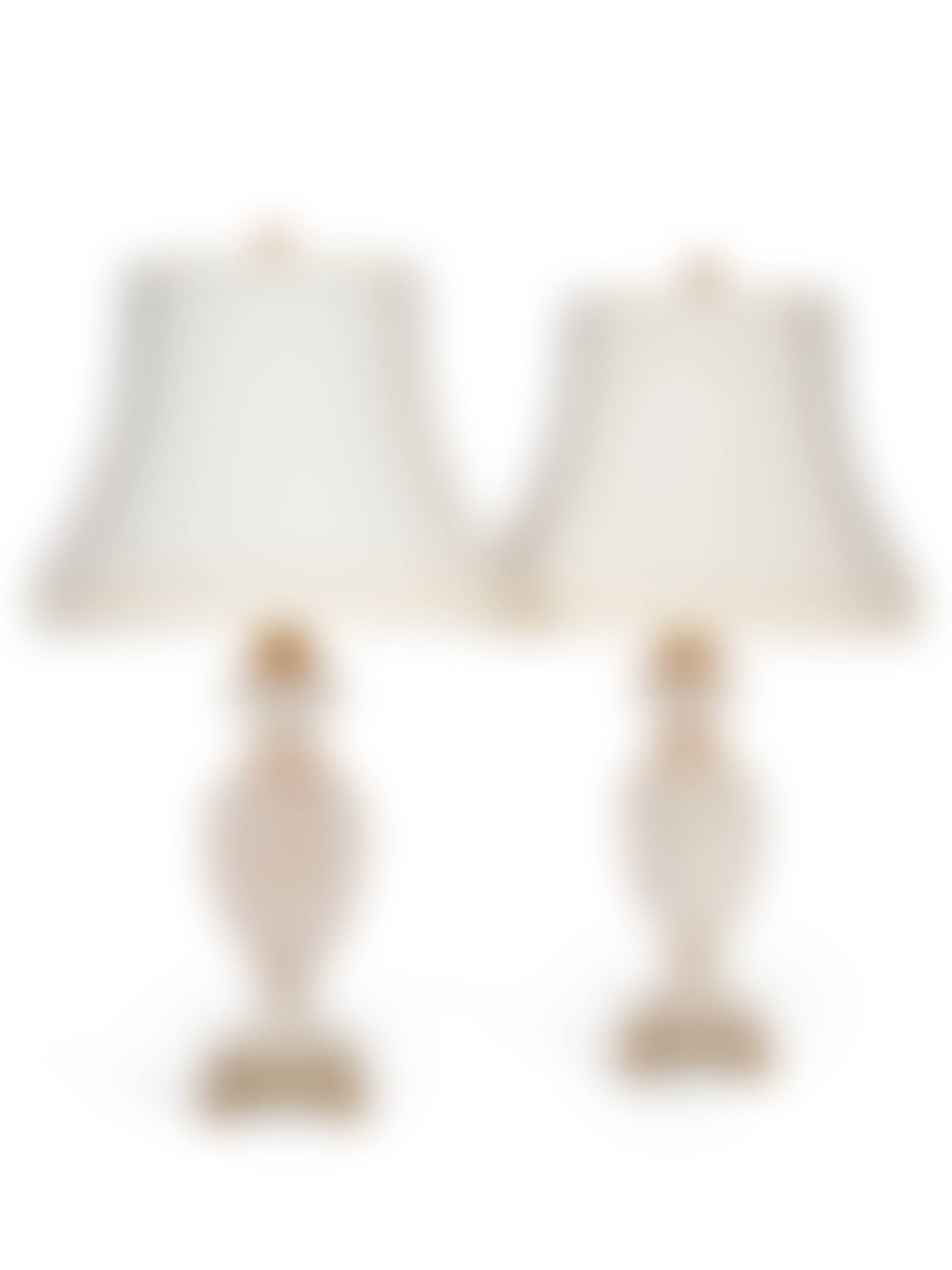 A PAIR OF GILT METAL-MOUNTED ROCK CRYSTAL VASES, MOUNTED AS LAMPS (preview)