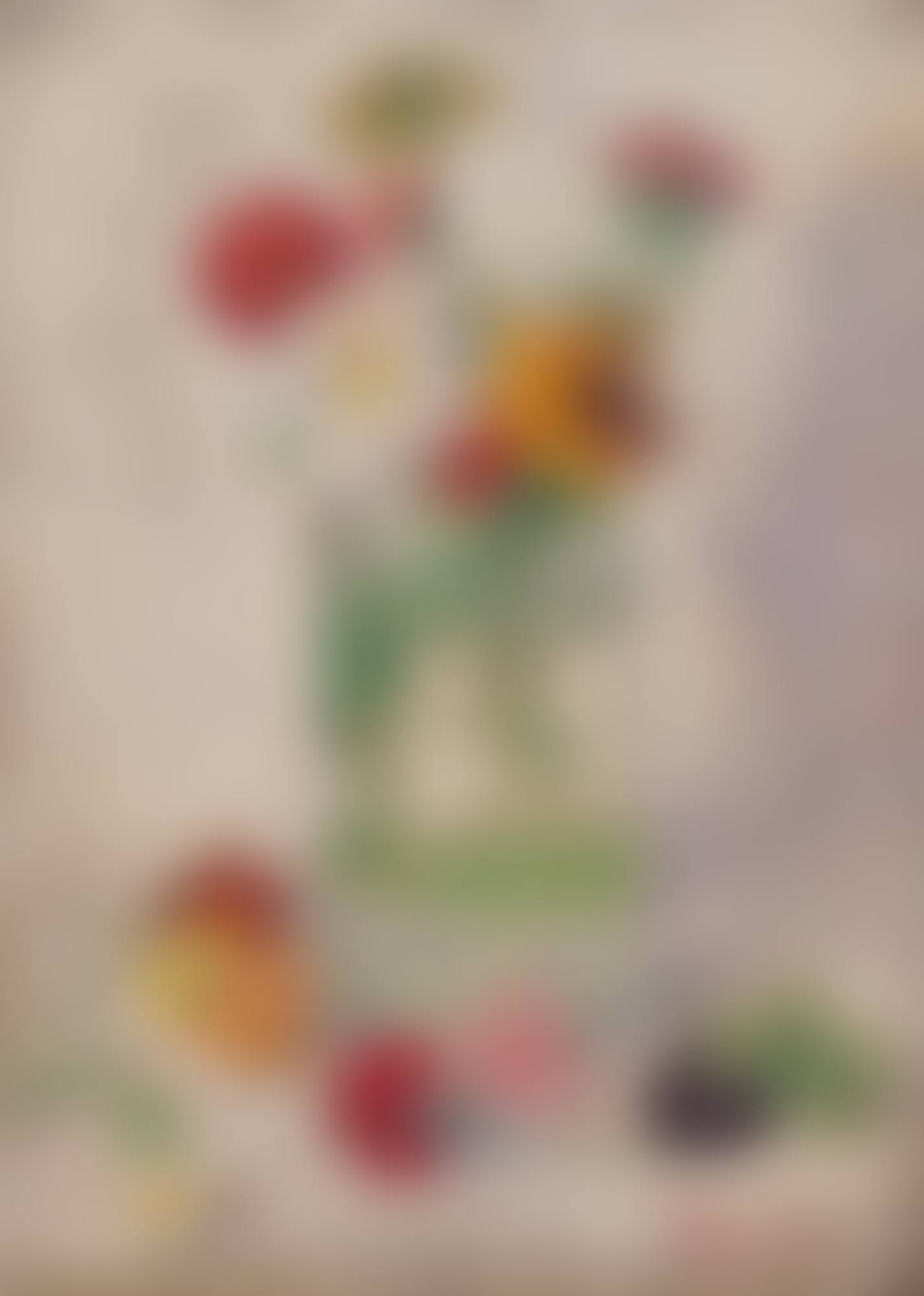Bouquet of flowers and grapes (preview)