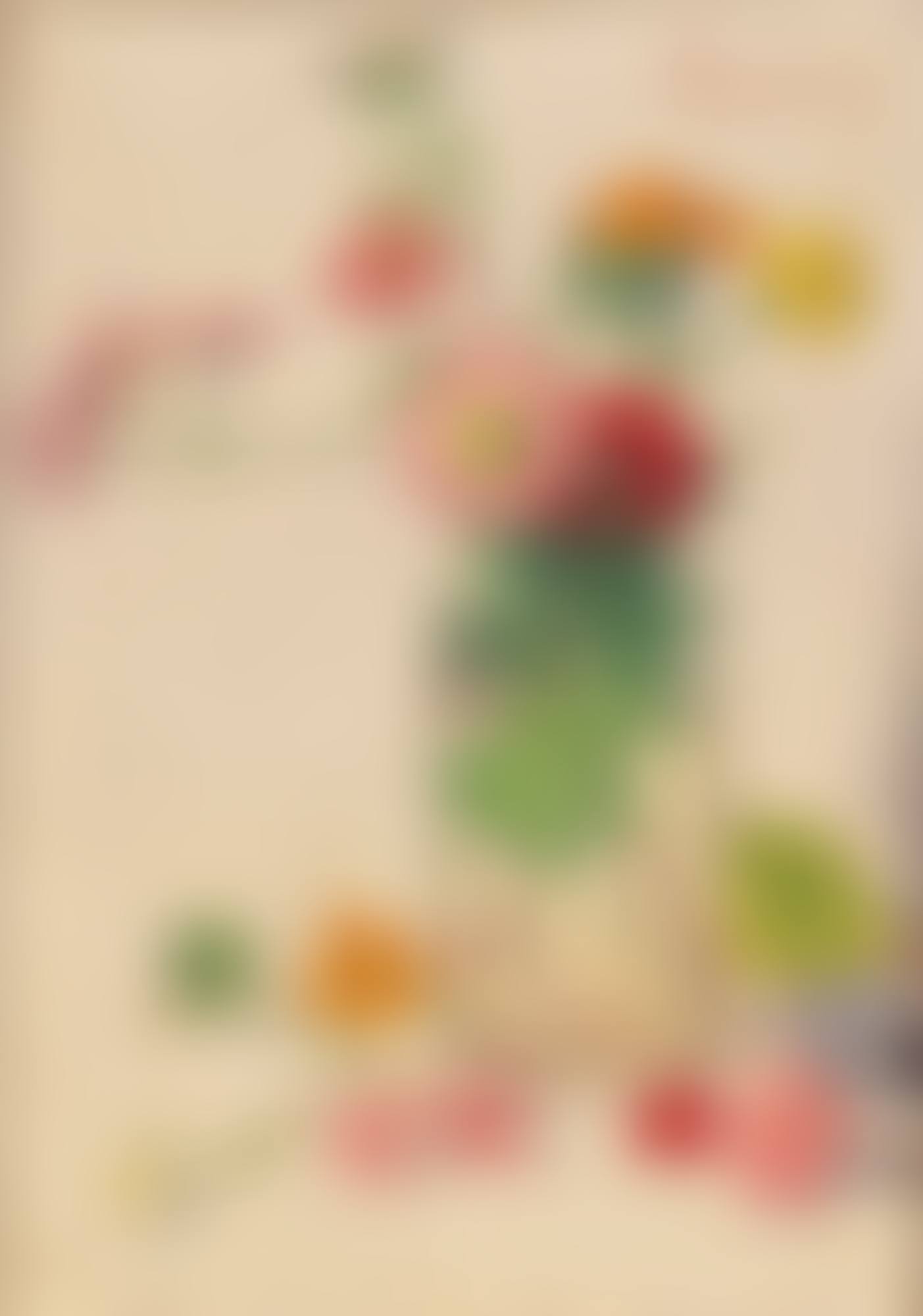 Bouquet of flowers, pear and fig (preview)