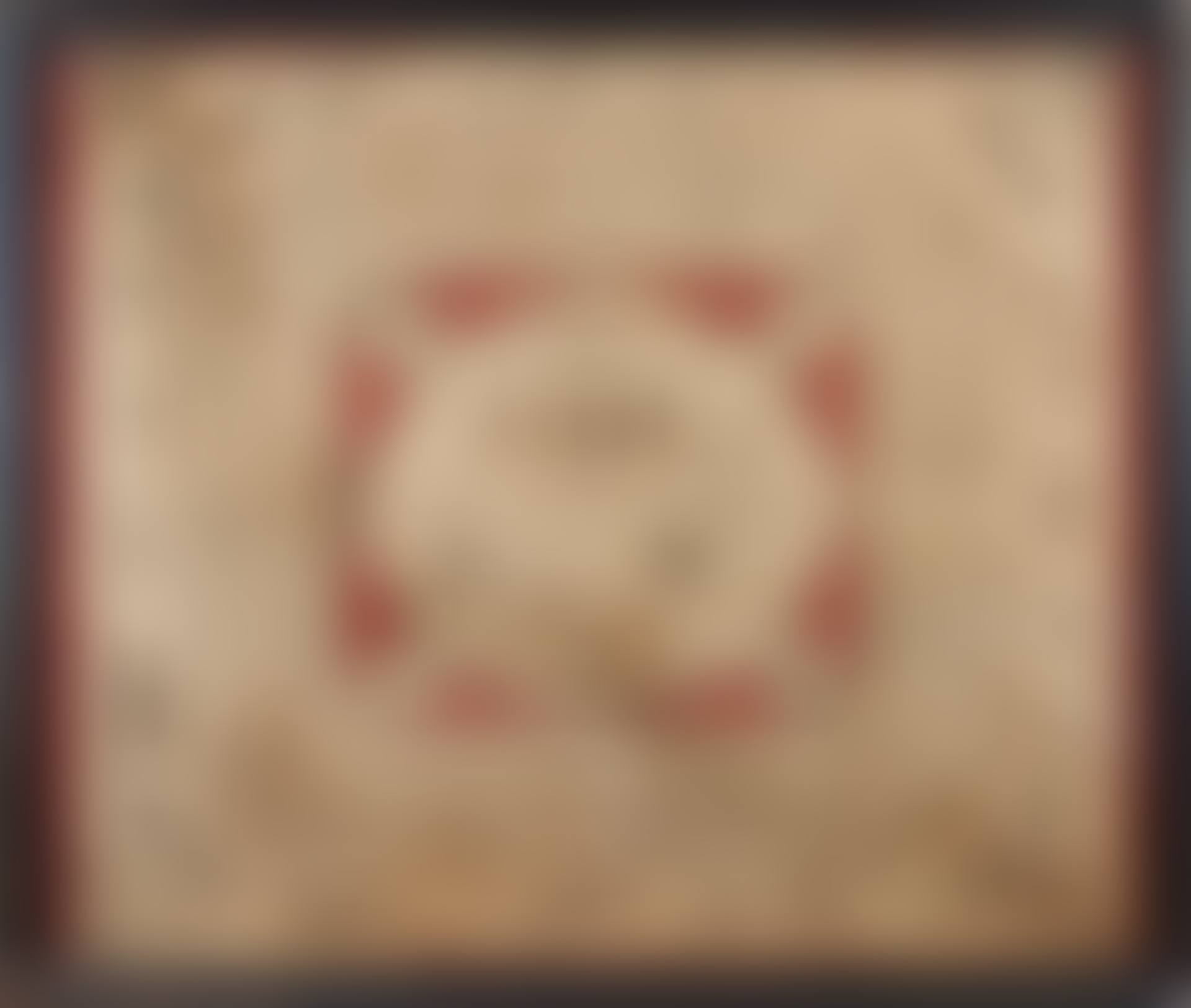 FRAMED FRENCH KERCHIEF "ARTILLERIE DE CAMPAGNE" Mouchoir D"instruction Militaire n°5 (preview)