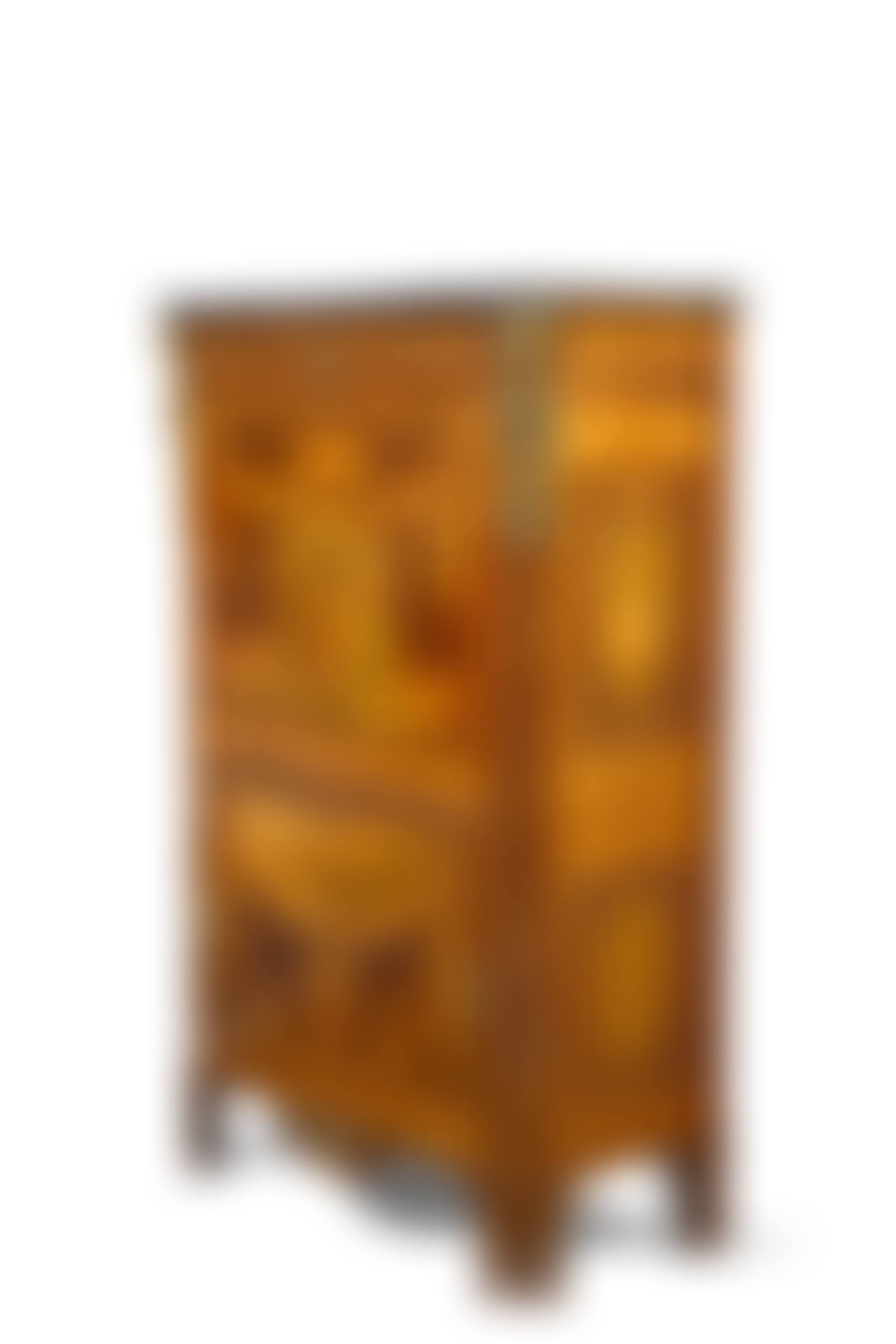 A Dutch 18th century ormolu mounted mahogany, rosewood, amaranth, burr walnut, fruitwood and stained sycamore marquetry secretaire à abattant (preview)
