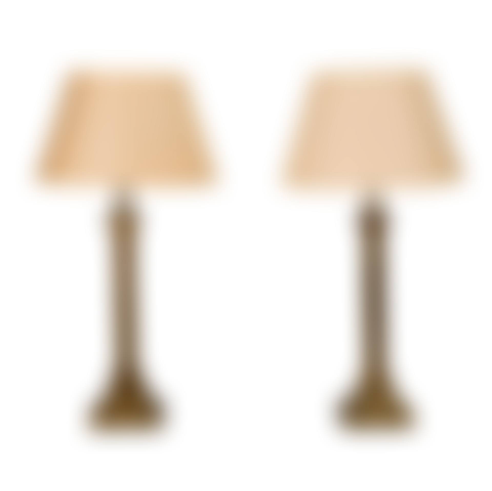 A pair of gilt brass Corinthian column table lamps (preview)
