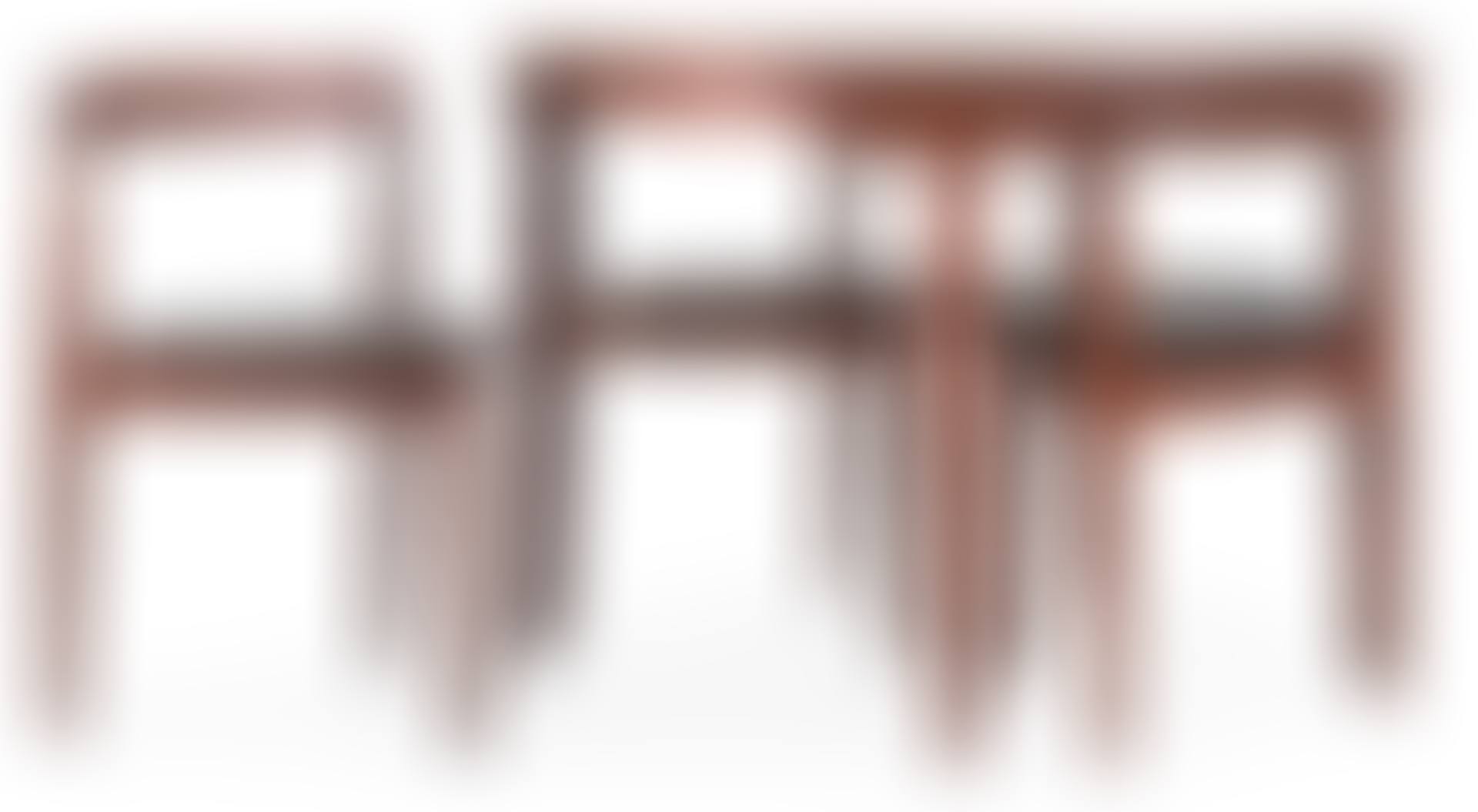 A Hans Olsen teak dining table with four chairs (preview)