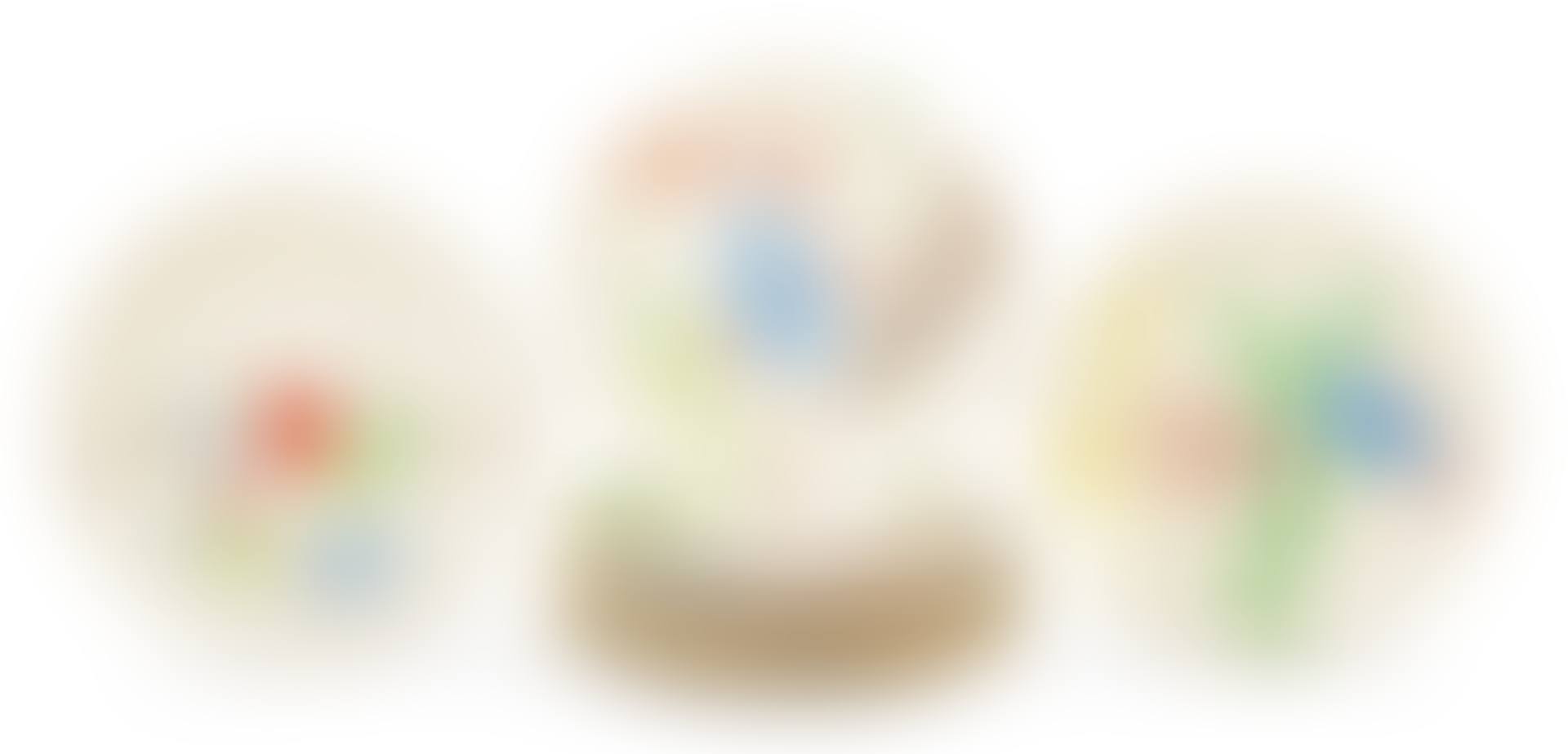 A set of twelve Stig Lindberg creamware plates "Löja" (preview)