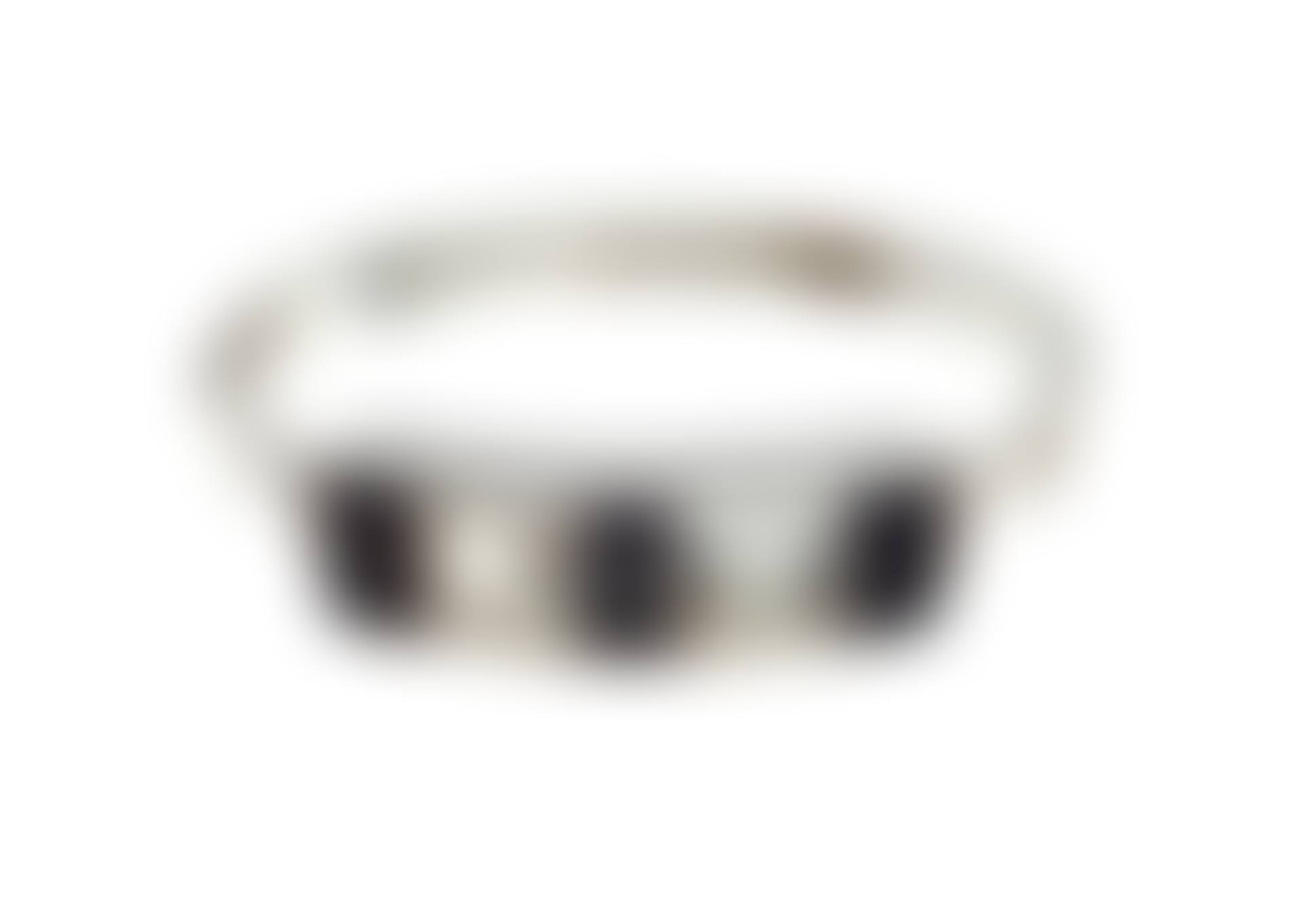 A Wiwen Nilsson rock crystal and onyx bangle (preview)