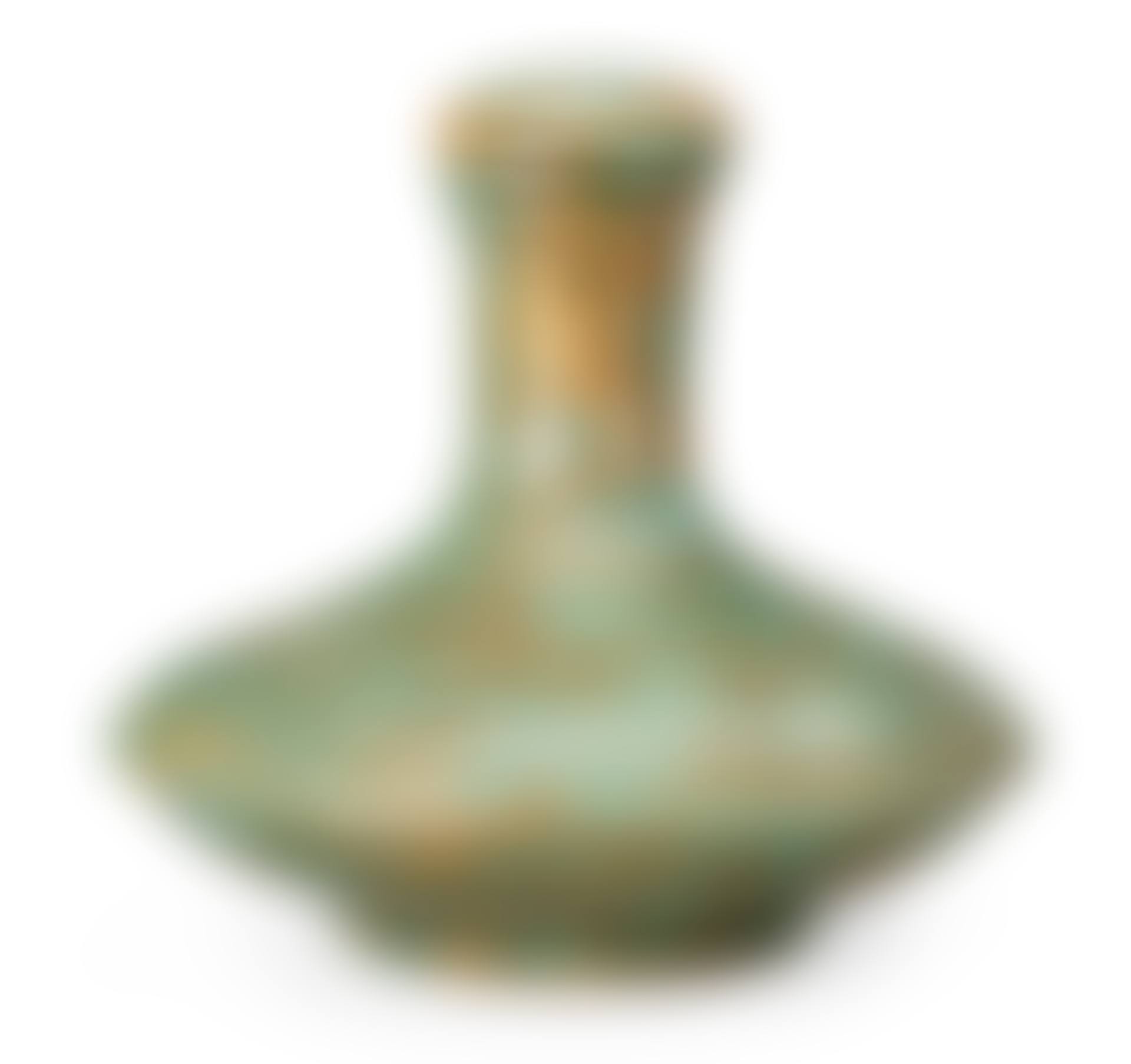 A Hans Hedberg faience bottle with stopper (preview)