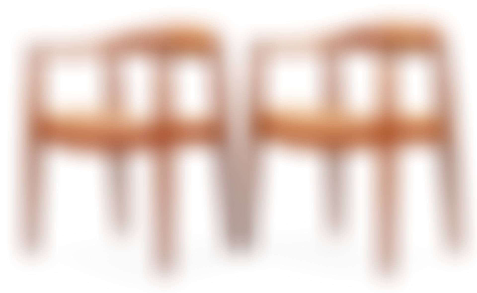 A pair of Hans J Wegner teak "The Chair" (preview)