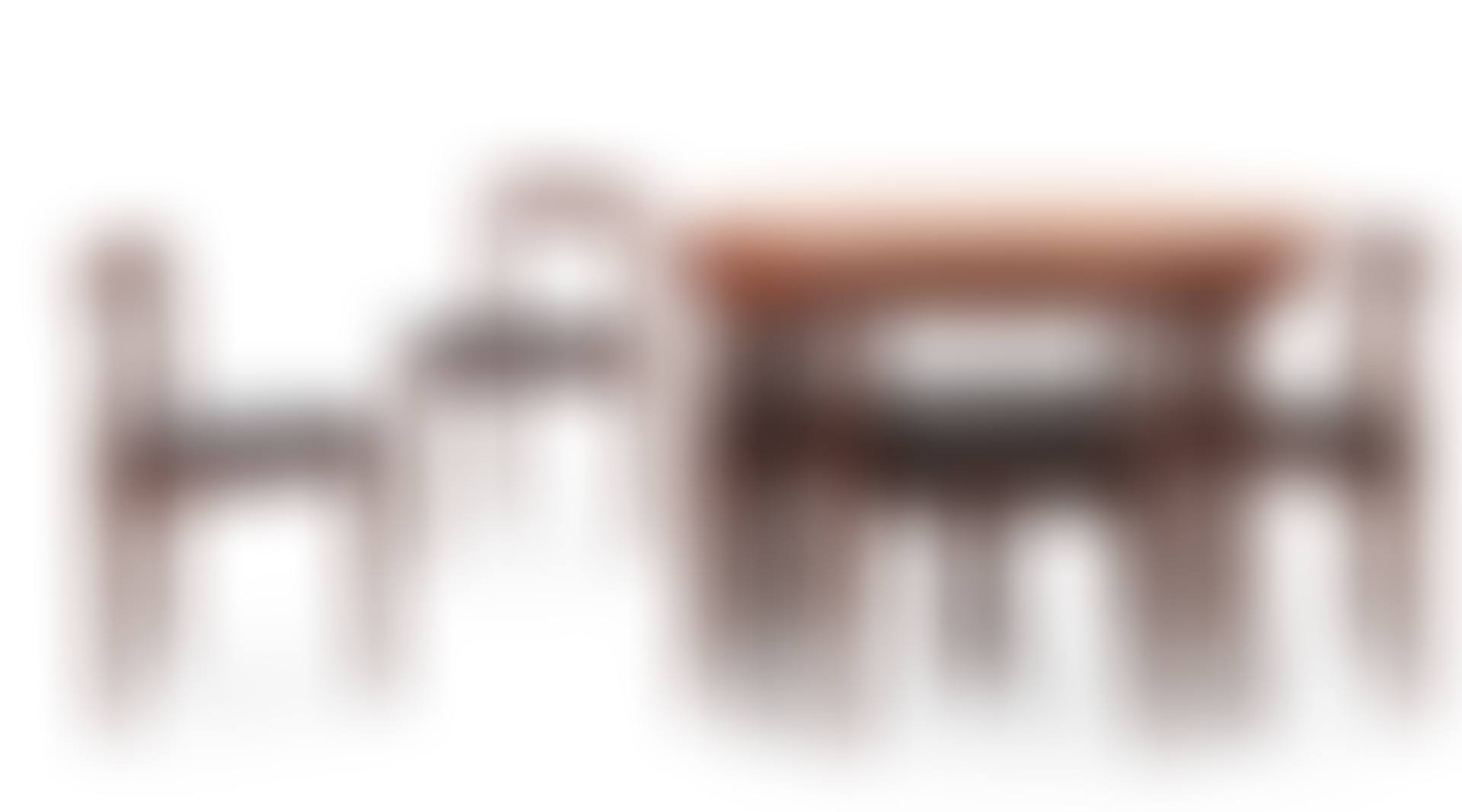 A Hans Olsen teak dining table and six chairs (preview)