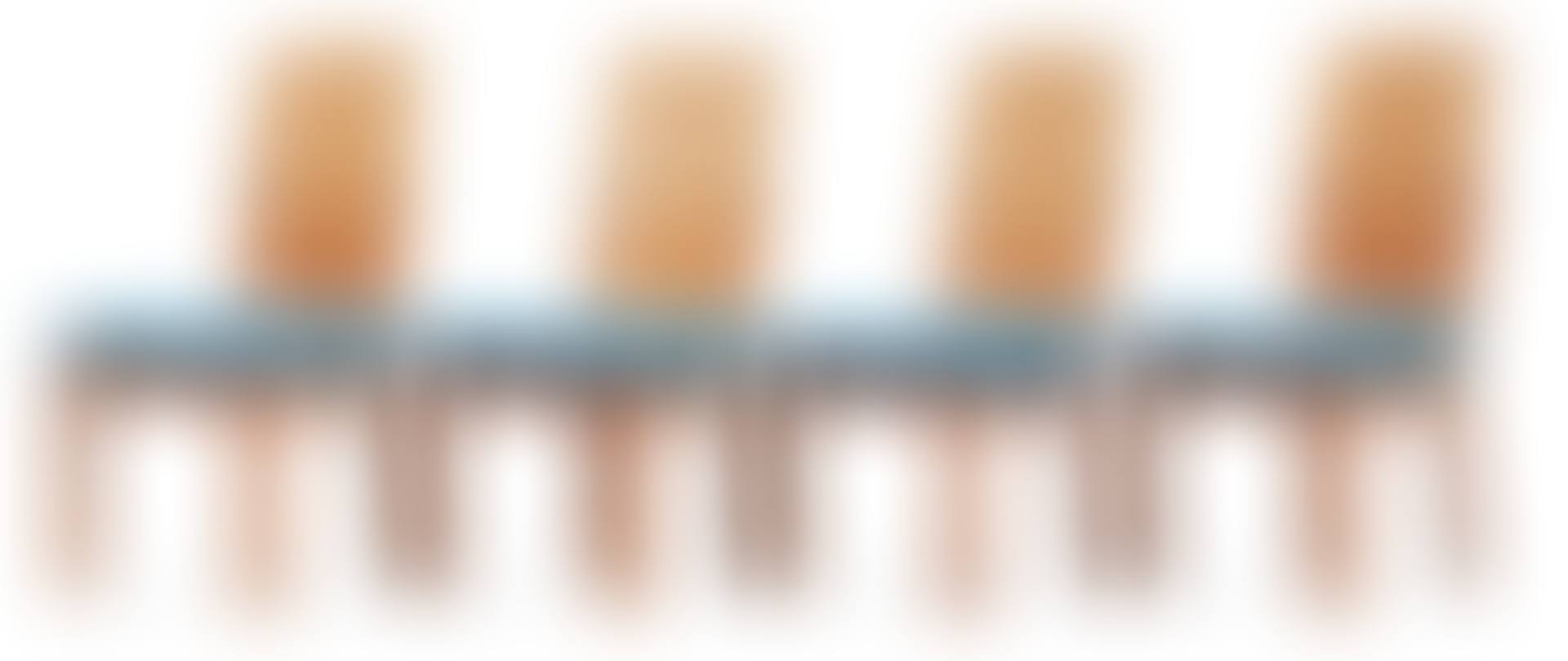 A set of four stained pine chairs, "Lovö" (preview)