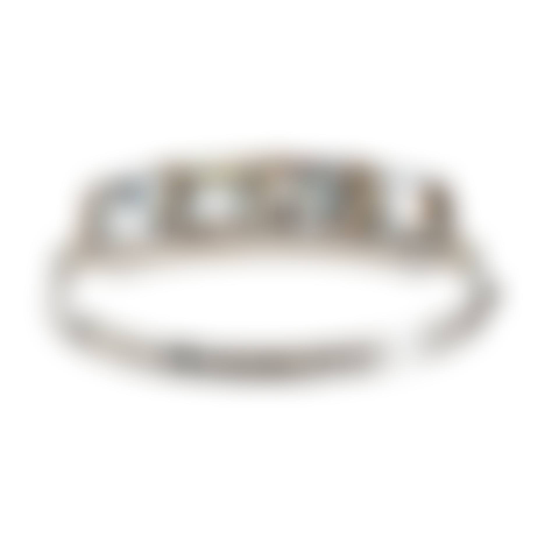 A Wiwen Nilsson sterling bangle with four facet cut rock crystals (preview)