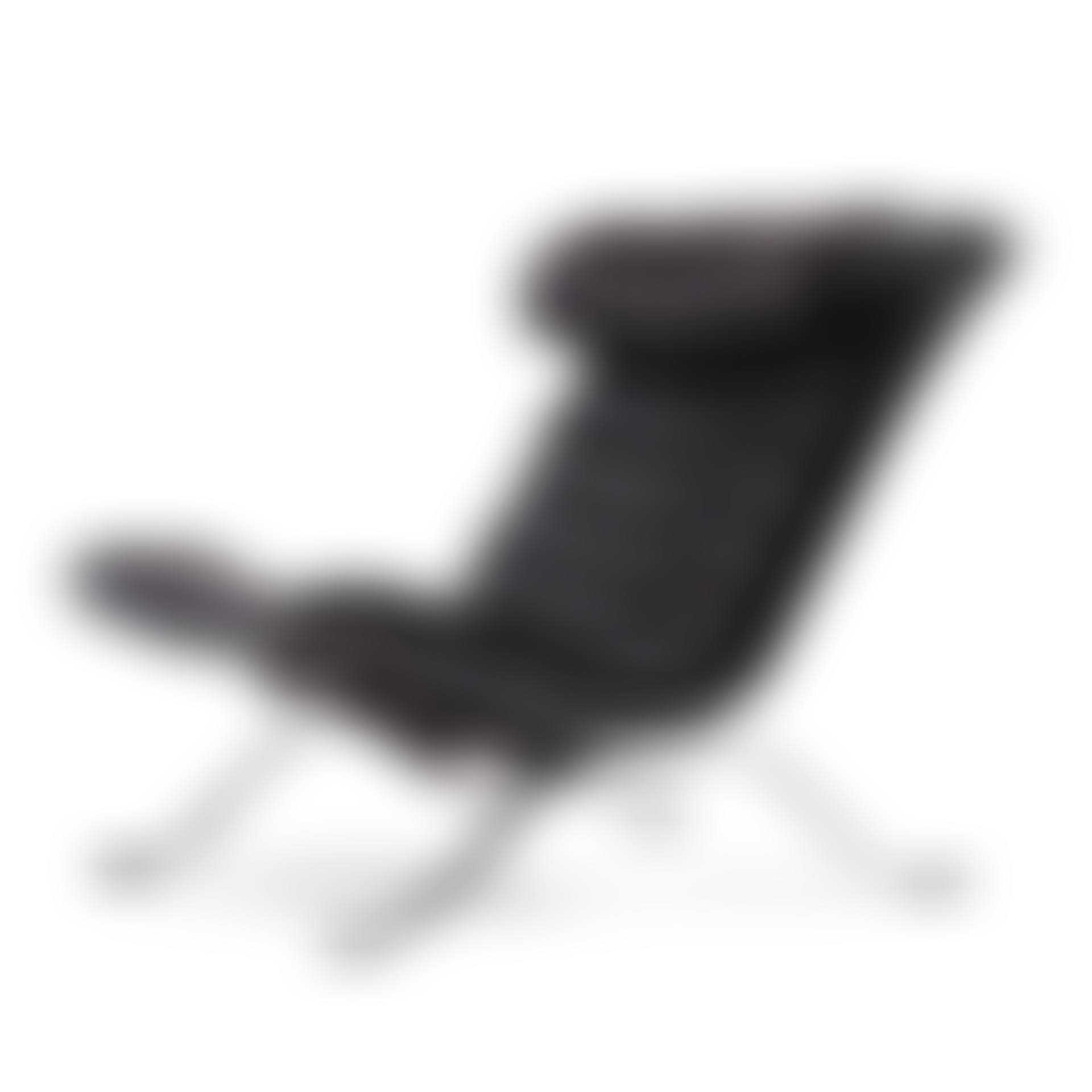 a black leather "Ari" lounge chair (preview)
