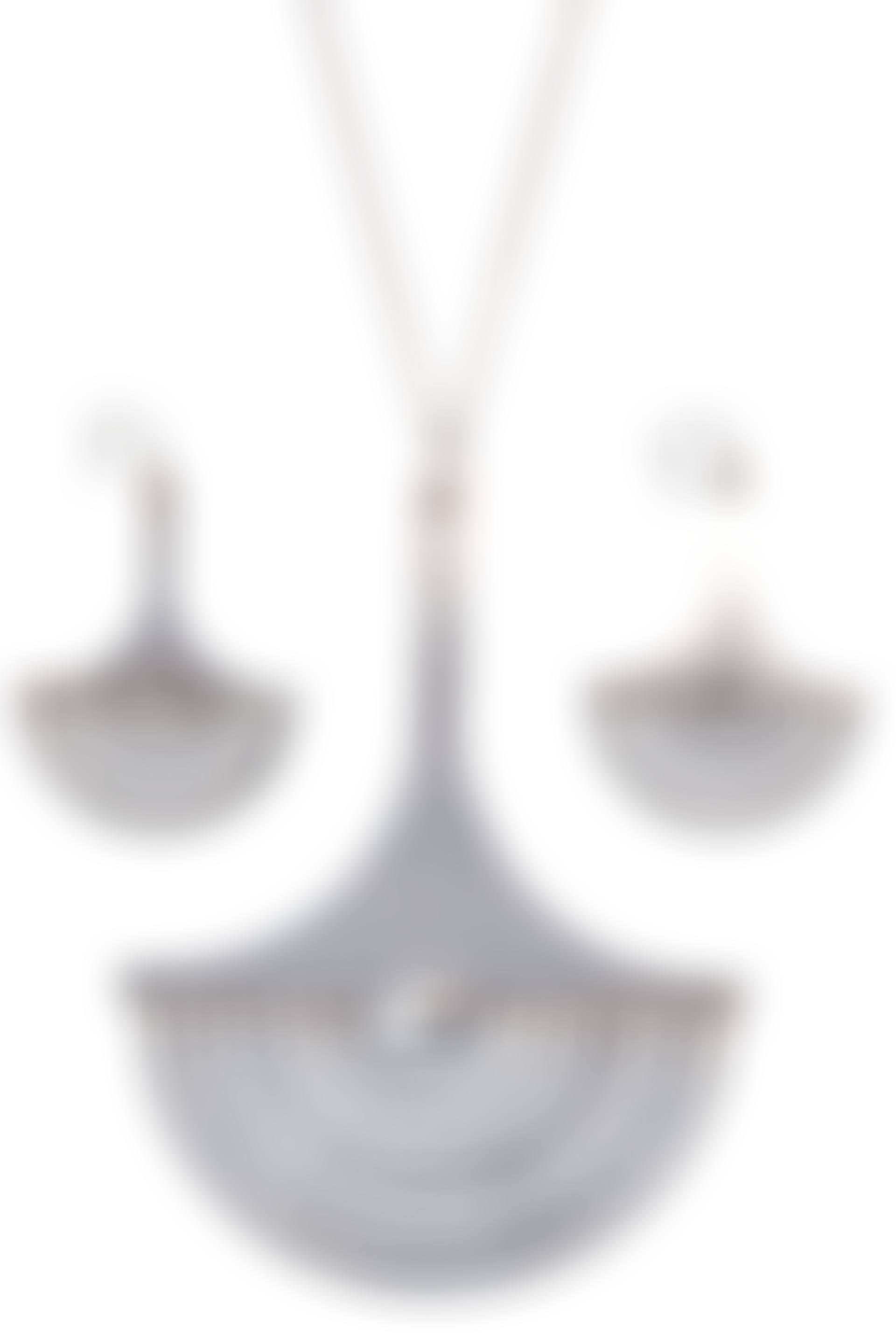 NECKLACE WITH EARRINGS; "Kuunsirppi" (preview)