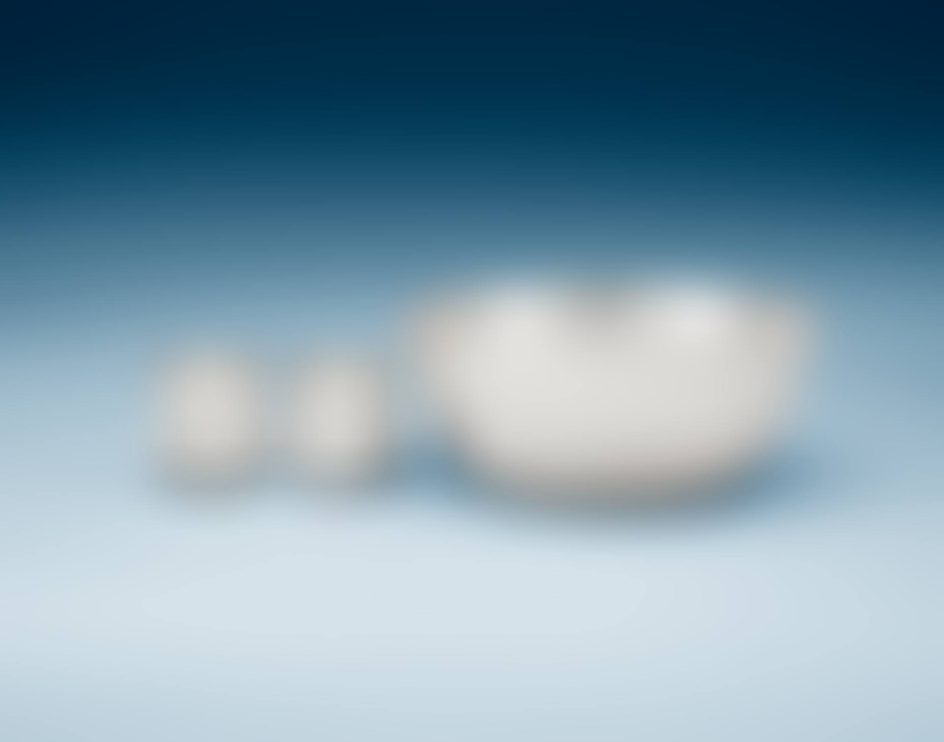 A Tapio Wirkkala 830/1000 silver bowl with two beakers (preview)