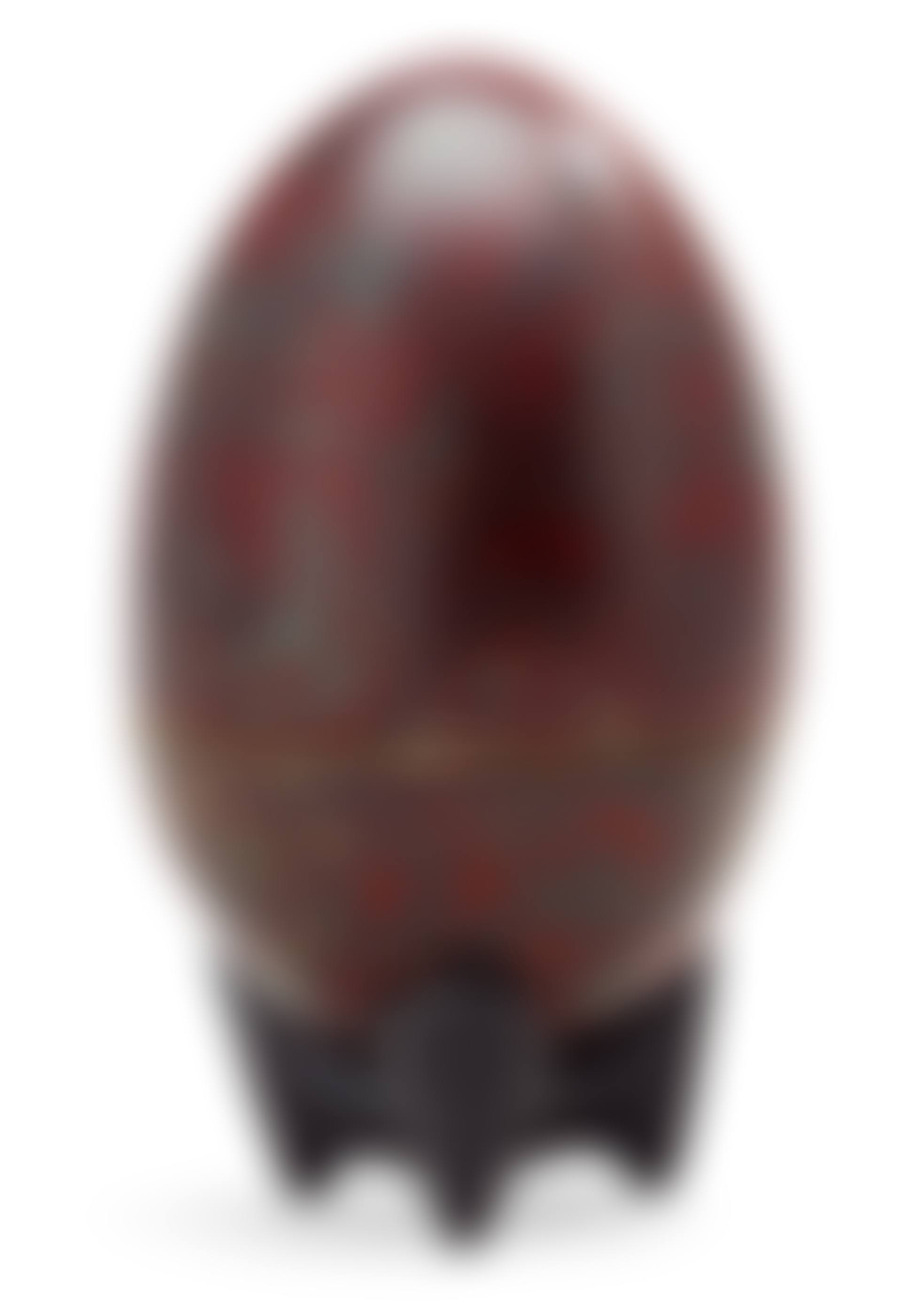 A Hans Hedberg faience egg on an iron base (preview)