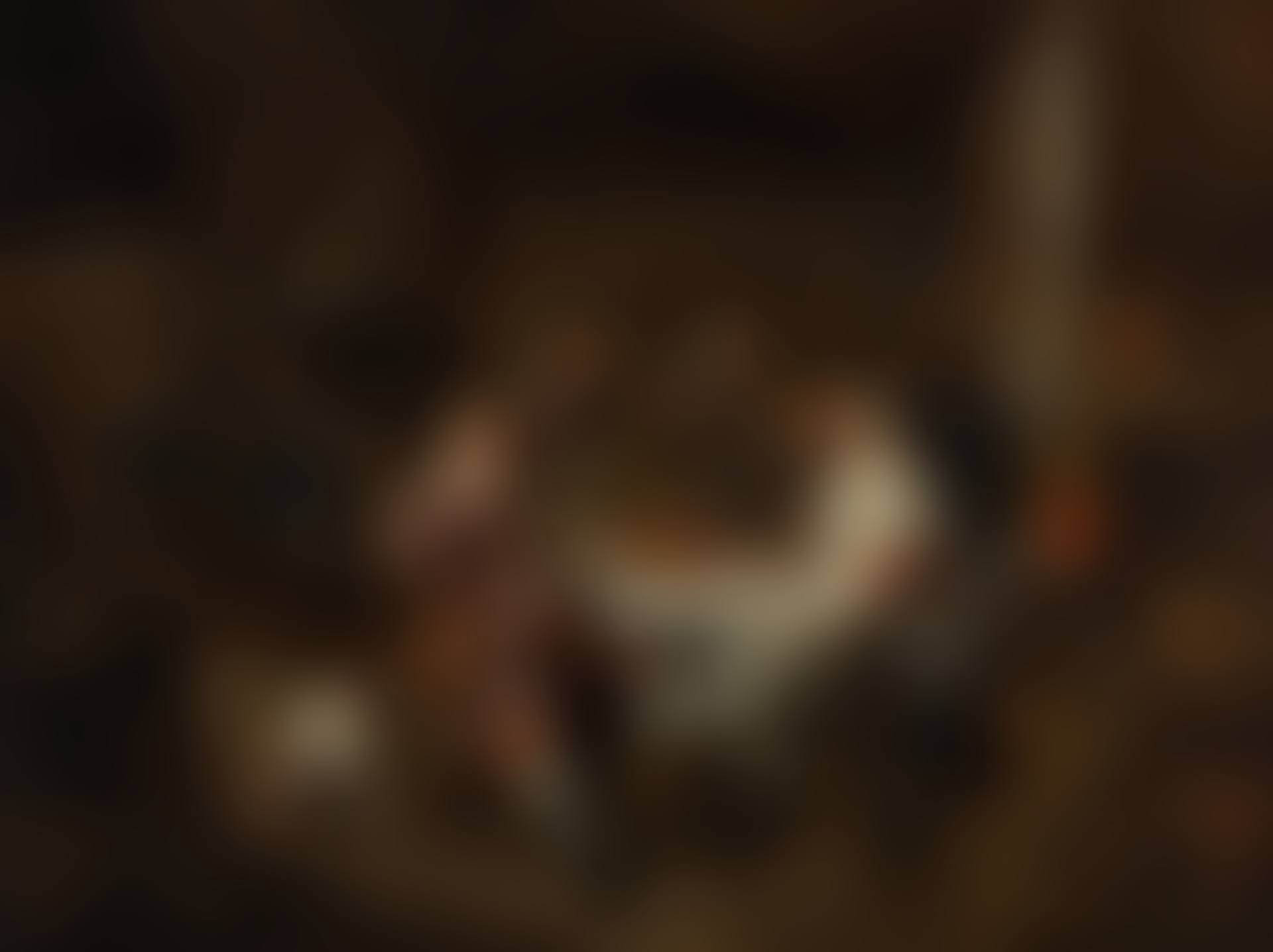 Farm interior with peasant entertainment (ca. 1655) (preview)