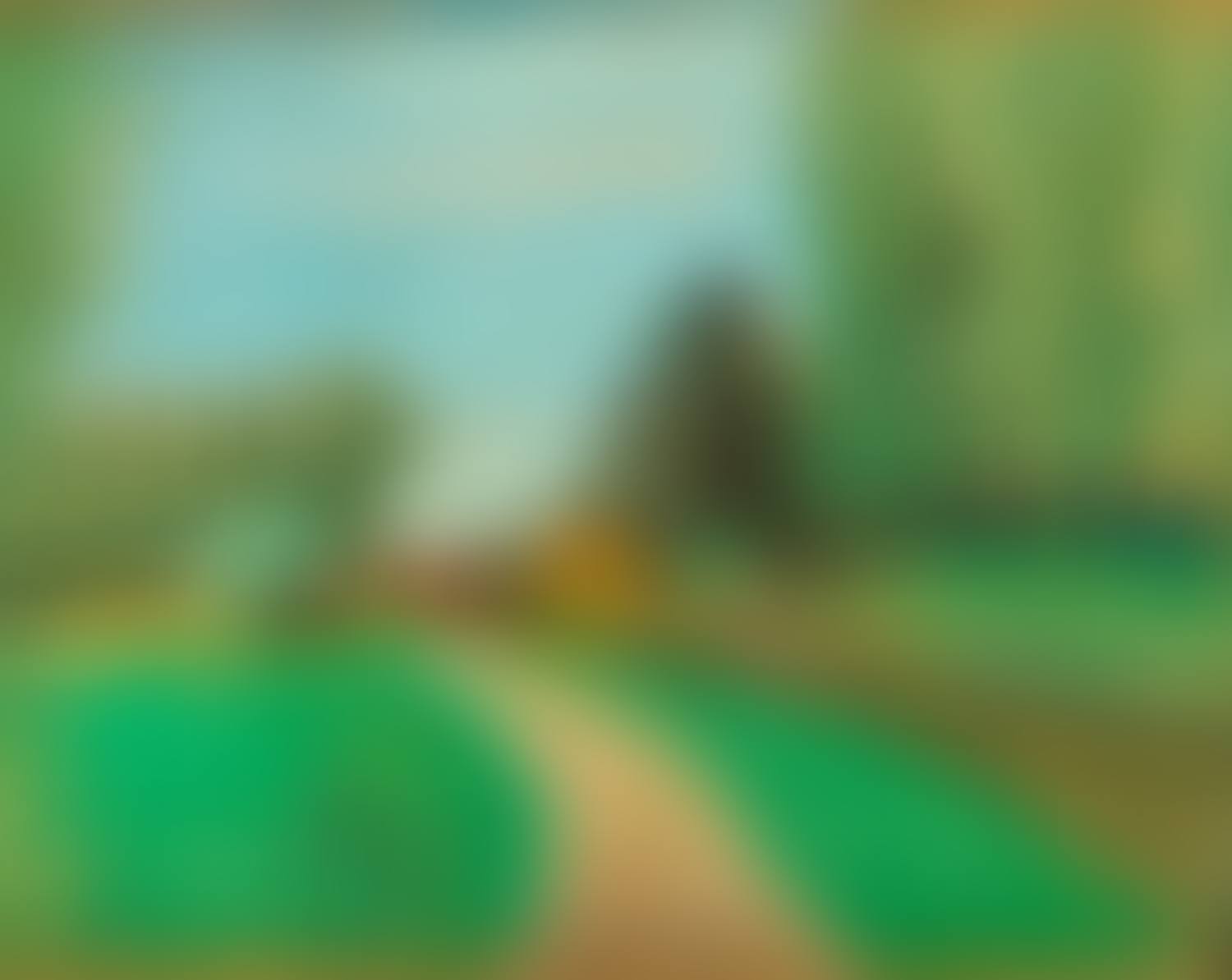 Road among the greenery (preview)
