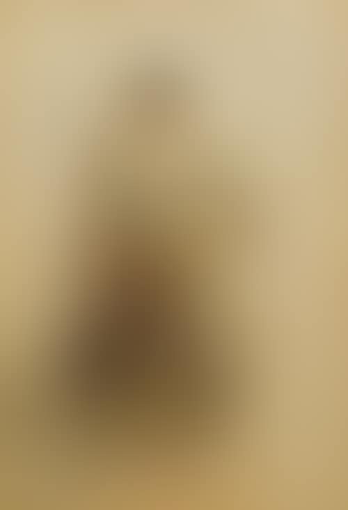 Barefoot young woman with ceramic jug (preview)