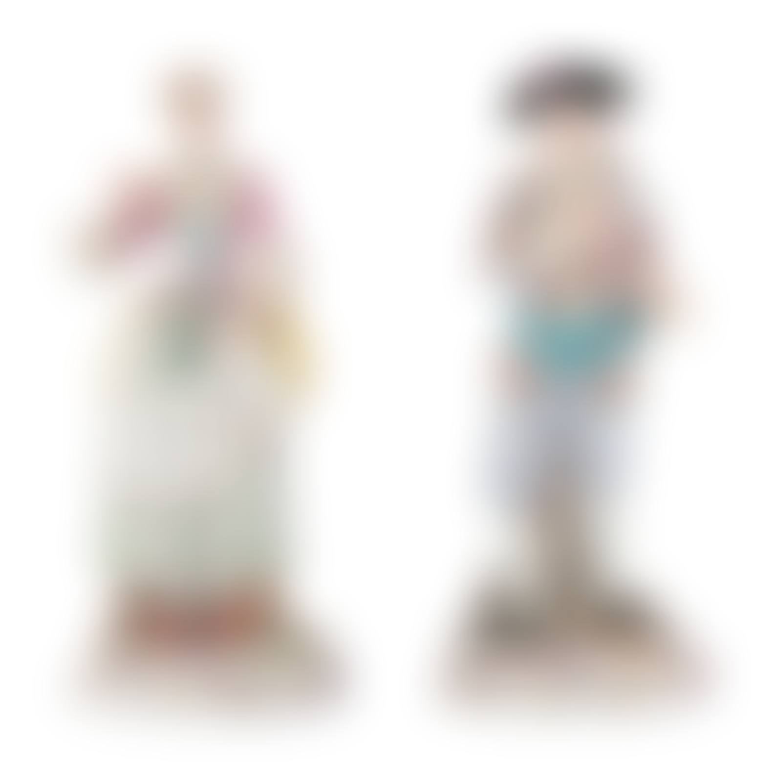 A Pair of Meissen Porcelain Figures (preview)
