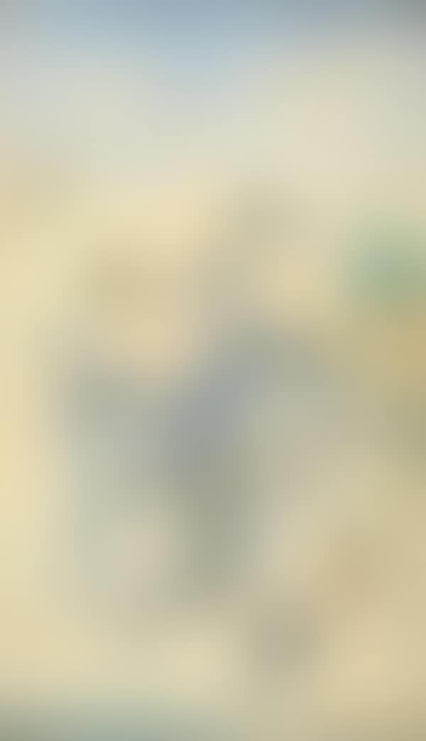 Glimpse of the village with figures (preview)
