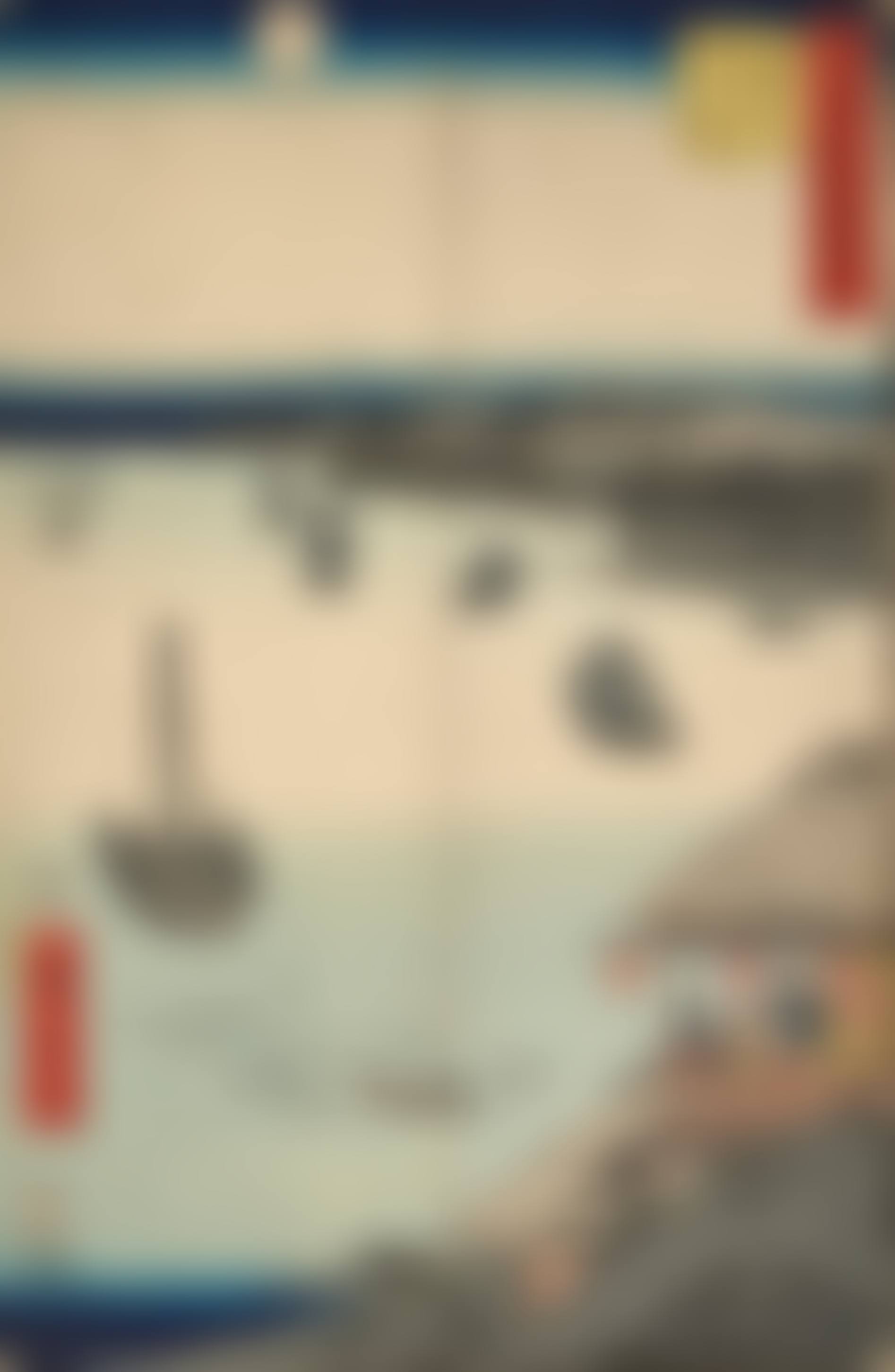 Kanagawa: Blick über das Meer von den Teehäusern auf der Uferpromenade (Kanagawa, dai no chaya kaijô miharashi) (preview)