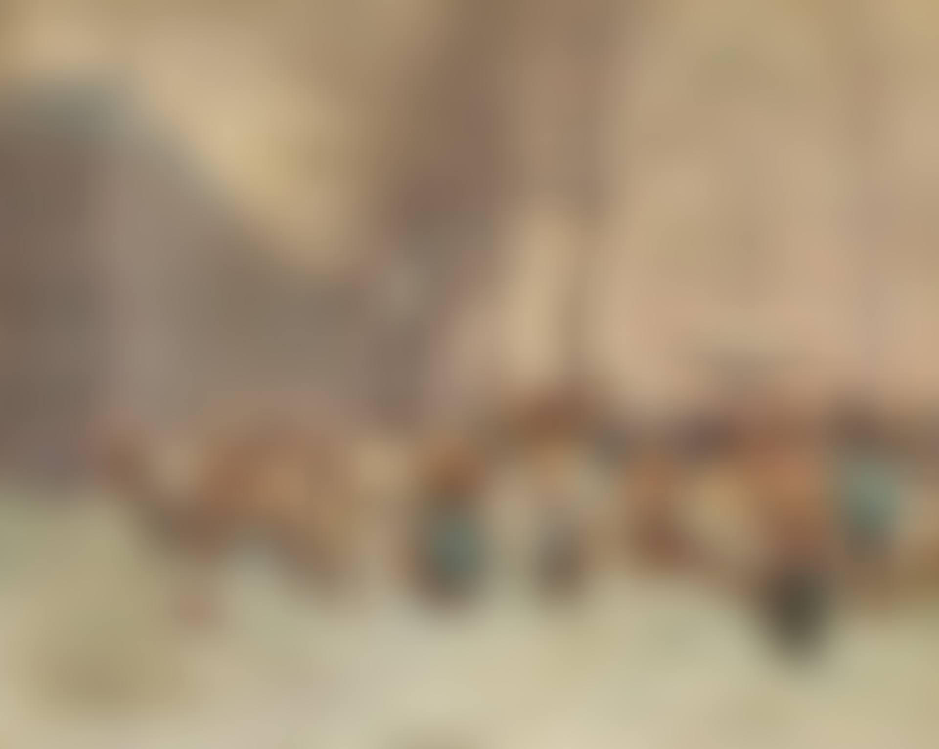 Winter market scene (preview)