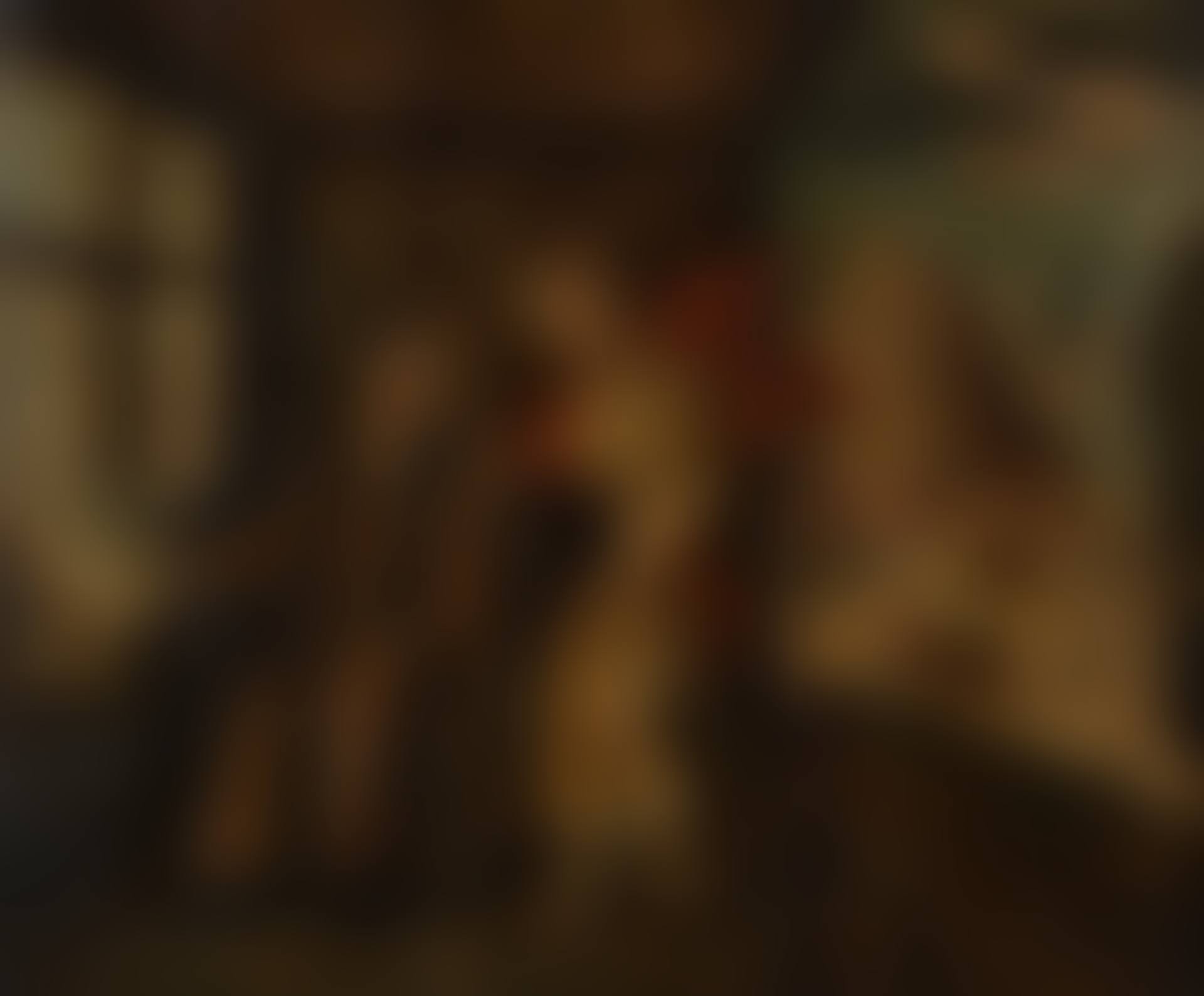 Scene with a scholar and the building of the Tower of Babel (preview)