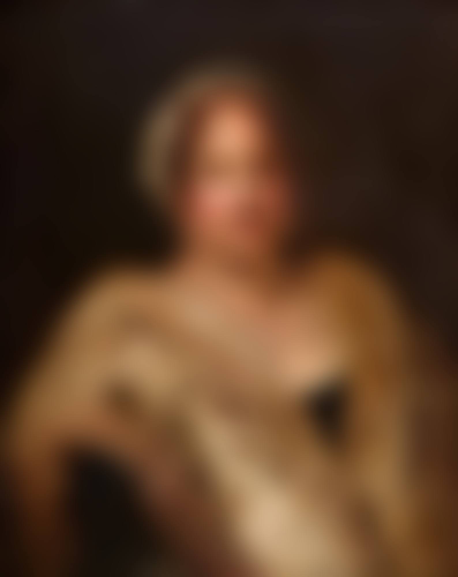 Half-length portrait of a lady with a fur collar (preview)