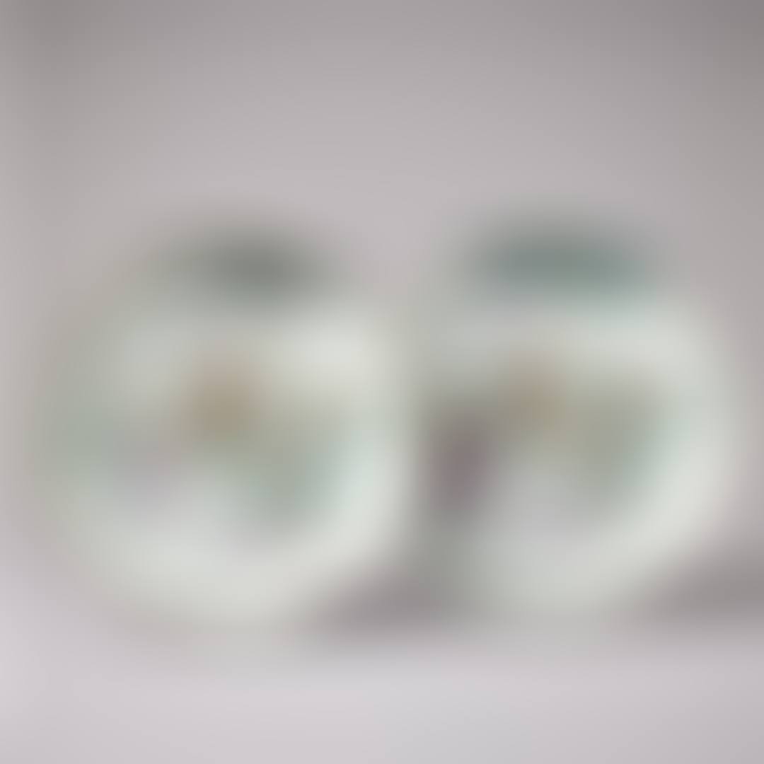 A PAIR OF FAMILY ROSE SAUCER DISHES (preview)