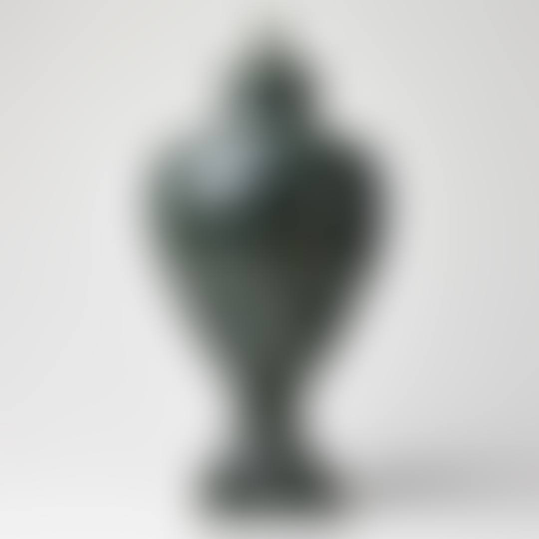 URN with LID; sculpted Greek porphyry, so called Lapis Spartanus/Lapis Lacedaemonius (preview)