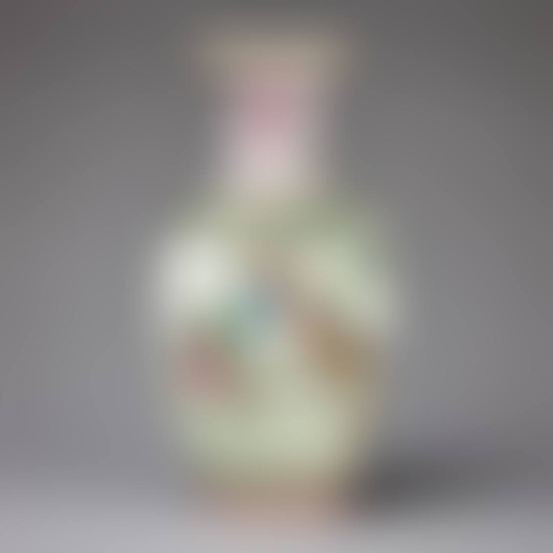 A FAMILY ROSE BALUSTER VASE (preview)