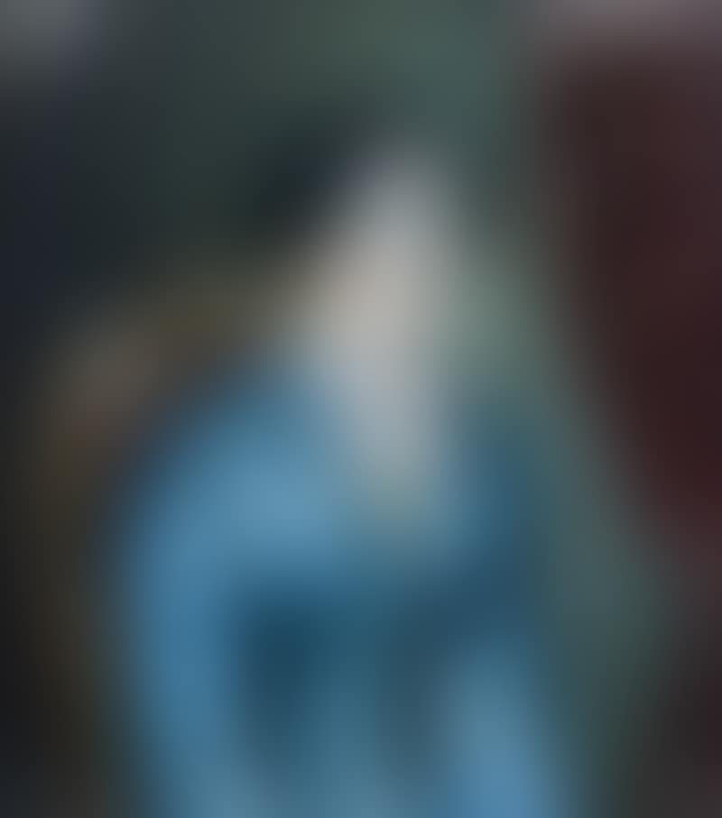 Portrait of a sitting dressed lady (preview)