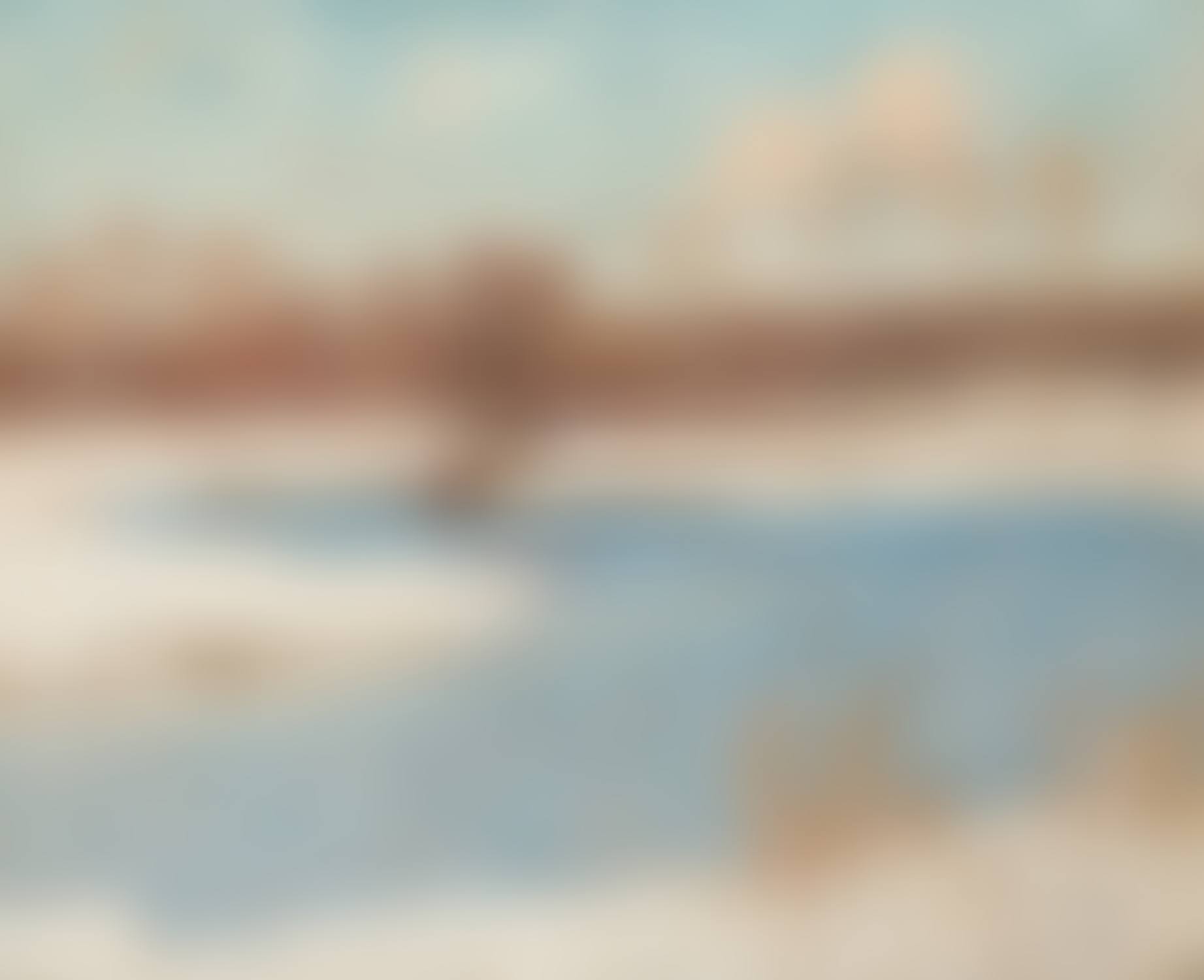 Snow-covered banks of the river Lys (preview)