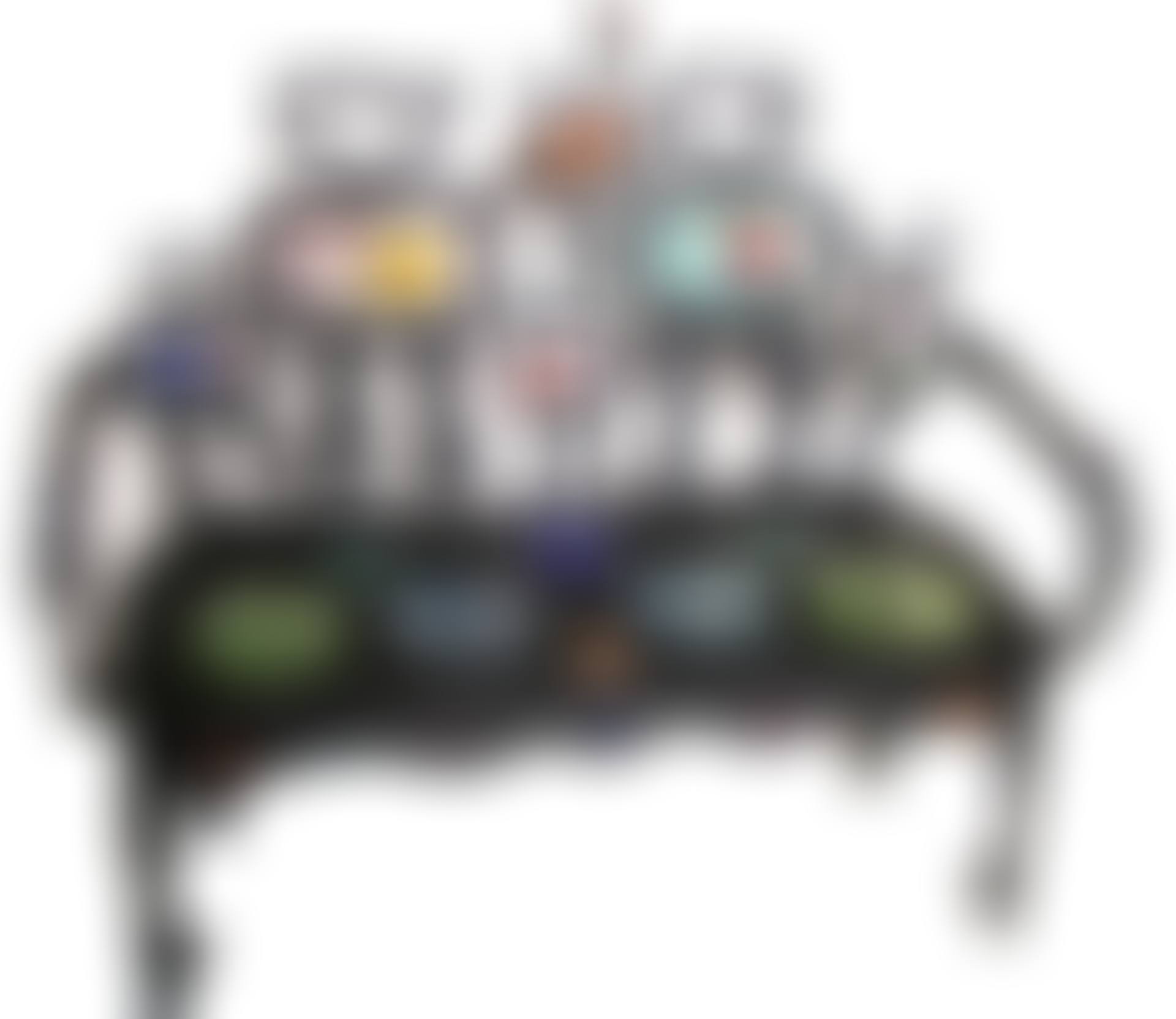 Art Glass Black Bench (preview)