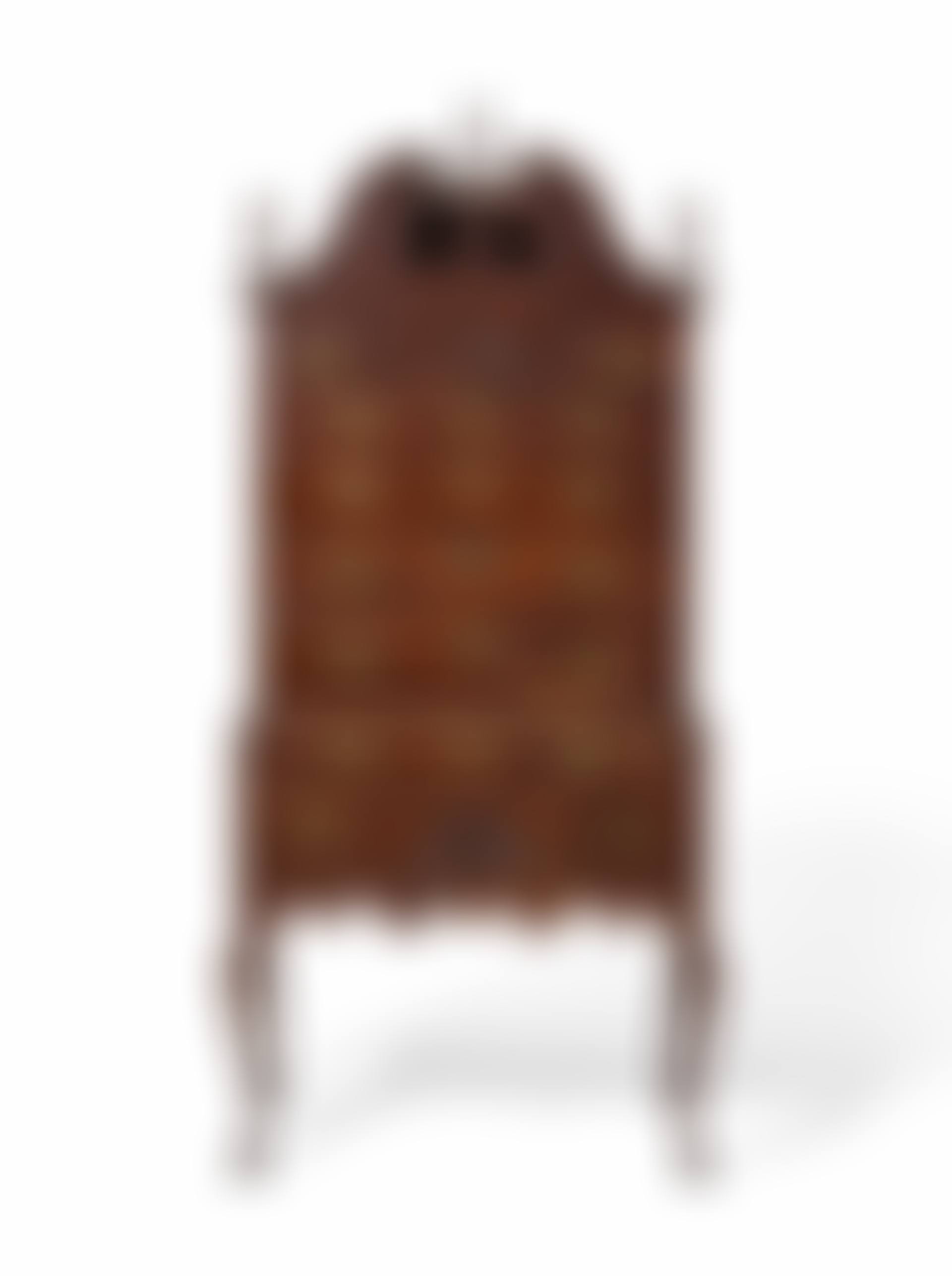 THE WILCOX FAMILY QUEEN ANNE CARVED CHERRYWOOD HIGH CHEST-OF-DRAWERS (preview)