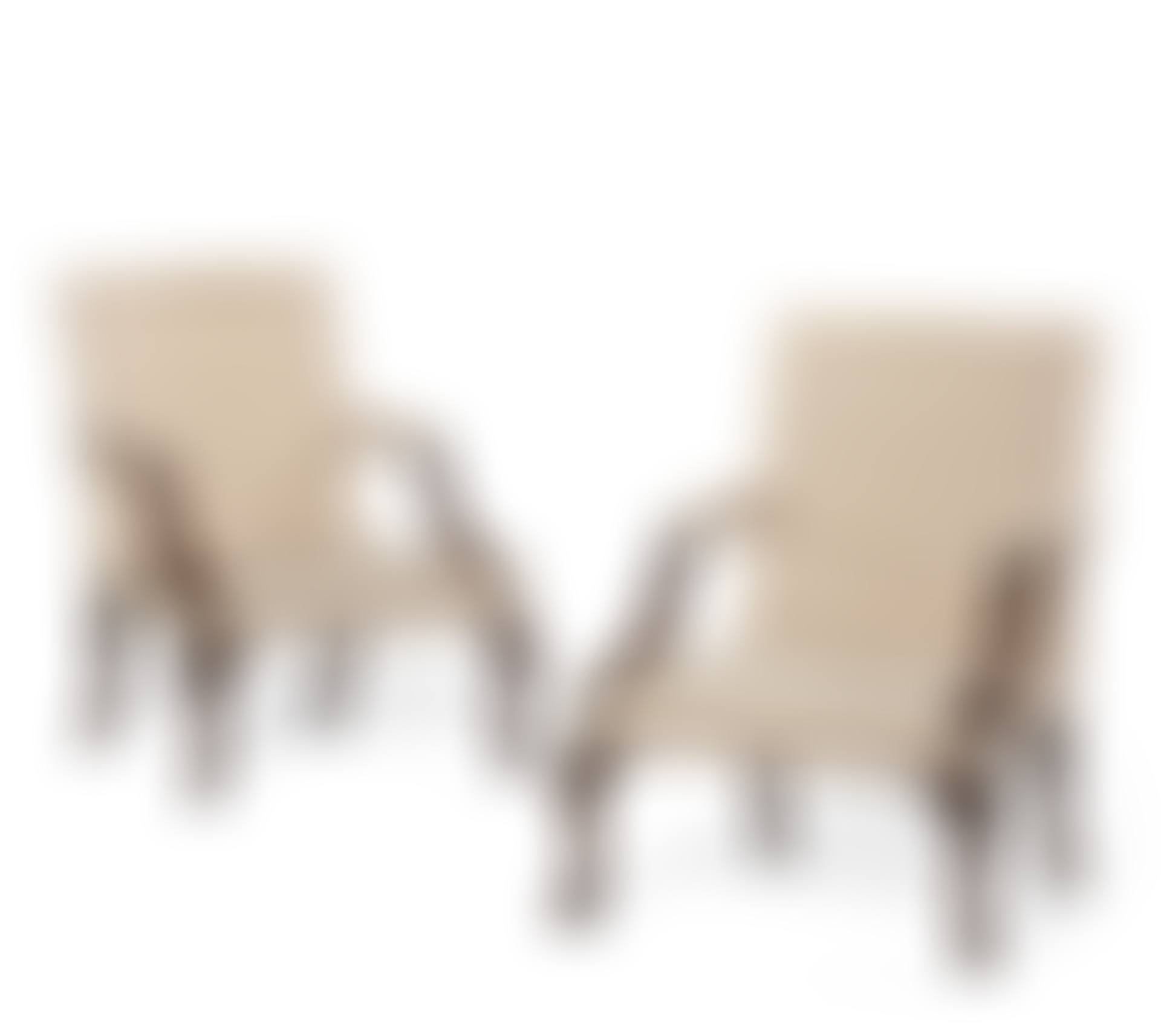 A PAIR OF GEORGE II MAHOGANY LIBRARY ARMCHAIRS (preview)