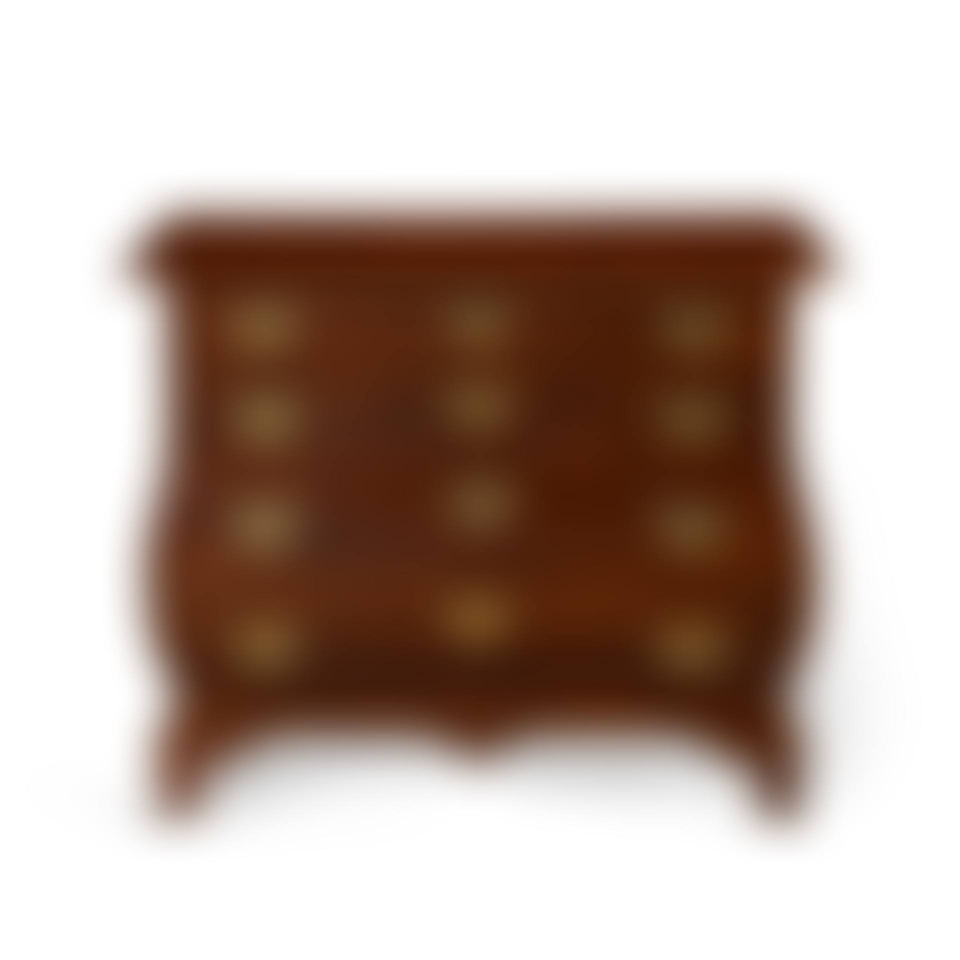 A CHIPPENDALE MAHOGANY BOMBE CHEST-OF-DRAWERS (preview)