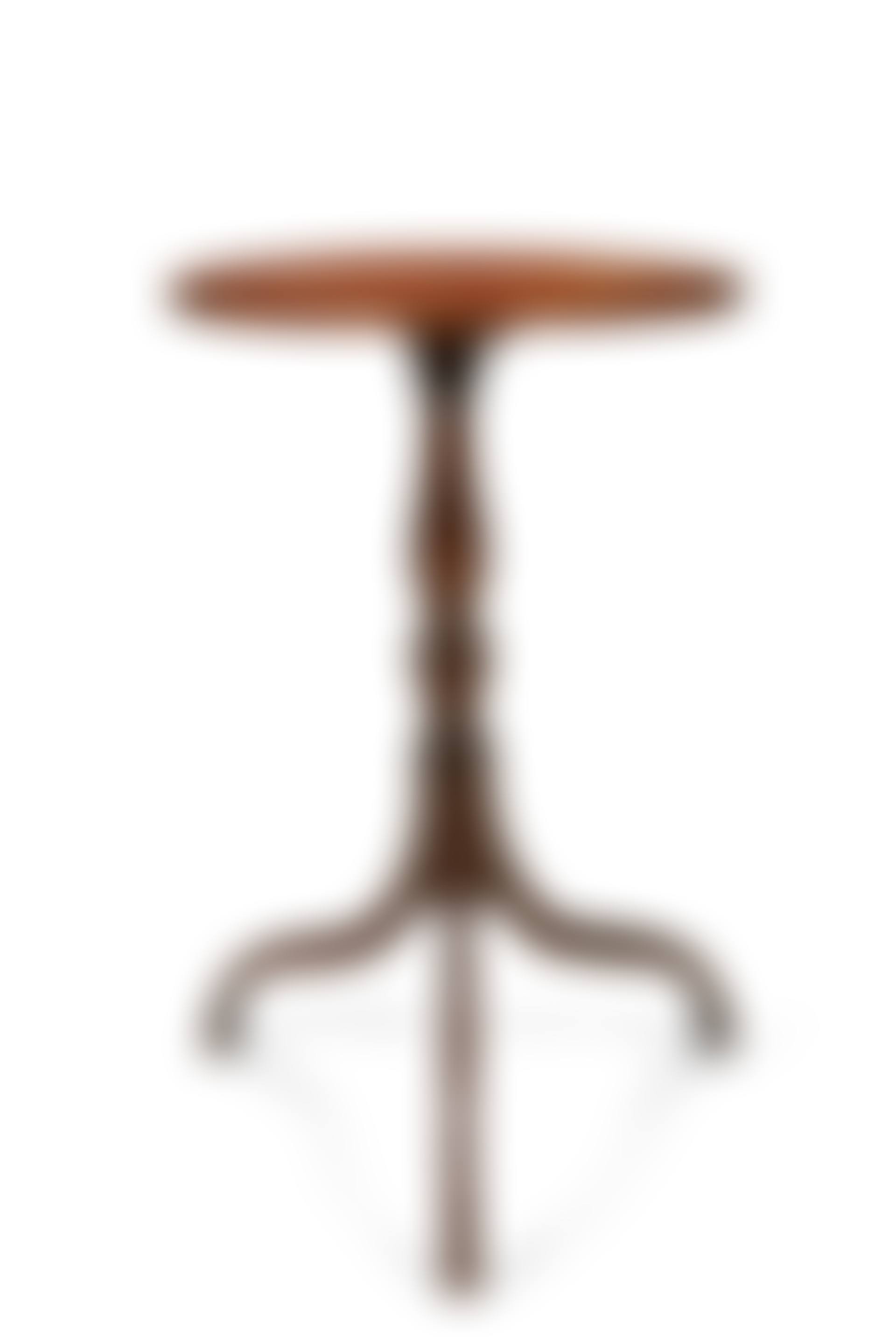 A FEDERAL RED-PAINTED BIRCH CANDLESTAND (preview)