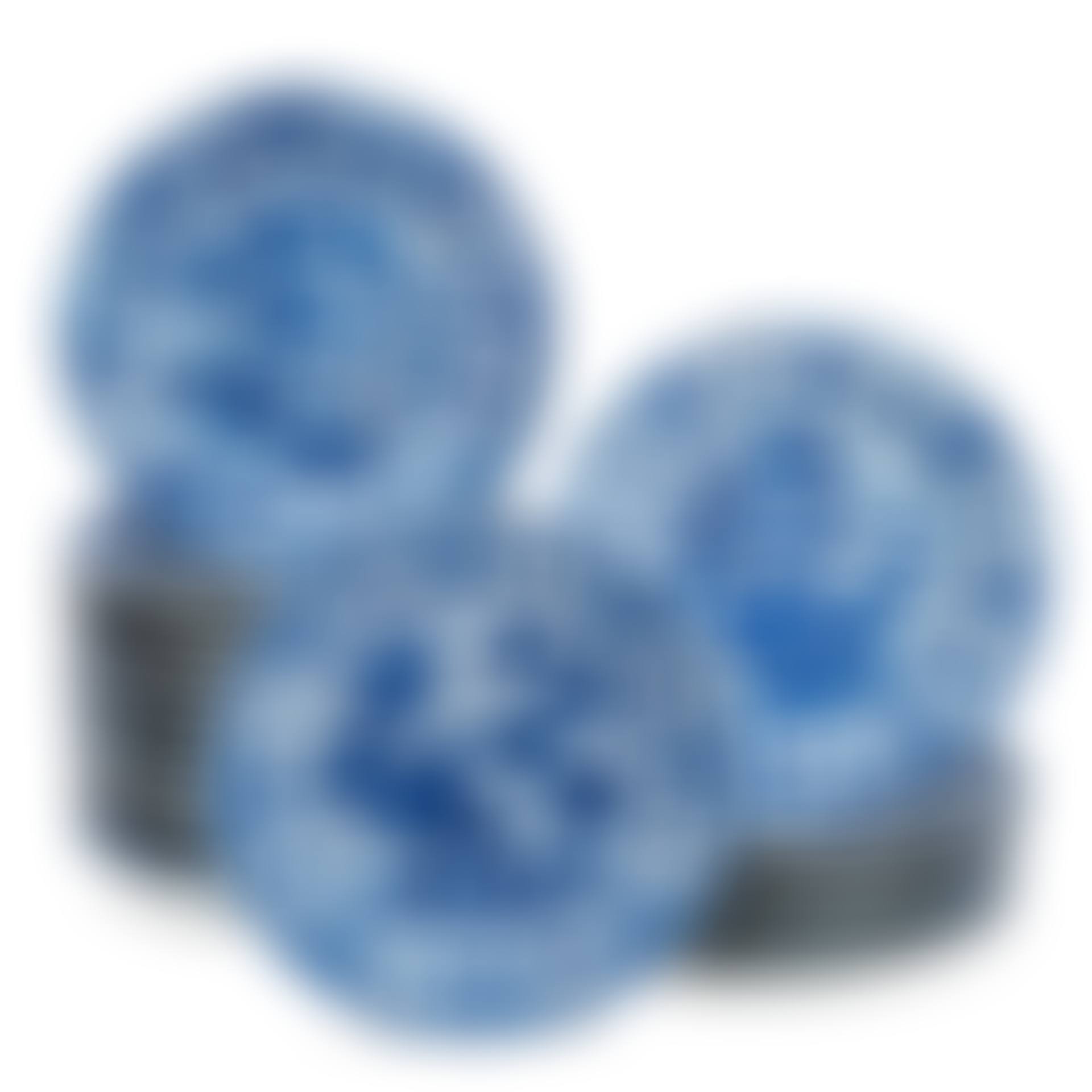 A SET OF TWENTY-THREE CHINESE PORCELAIN BLUE AND WHITE MOLDED PLATES (preview)
