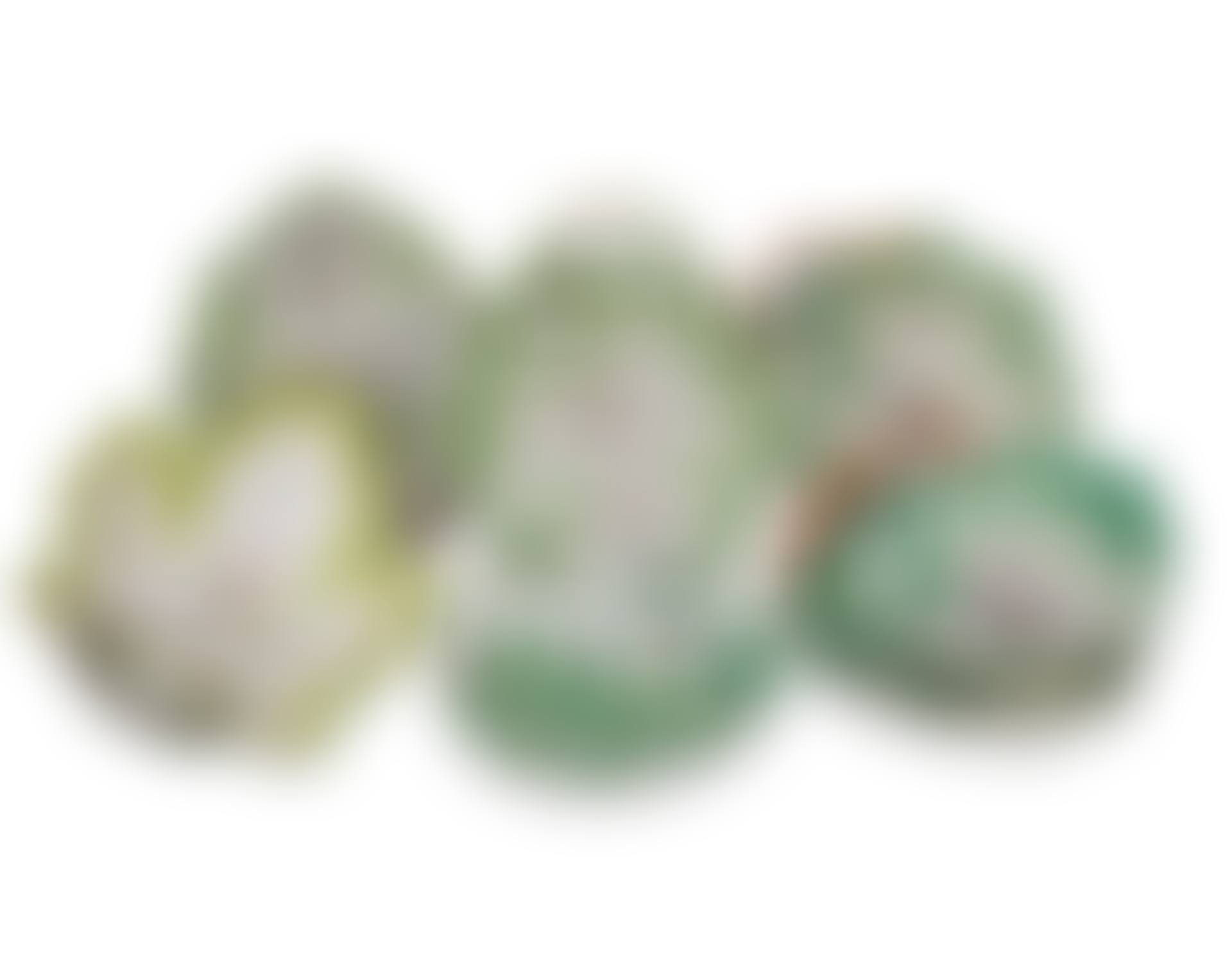 SEVEN ENGLISH PORCELAIN LEAF-SHAPED DISHES (preview)