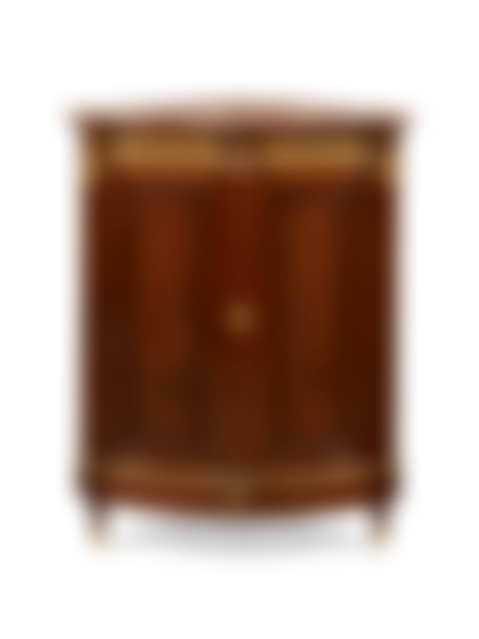 A LOUIS XVI ORMOLU-MOUNTED MAHOGANY ENCOIGNURE (preview)