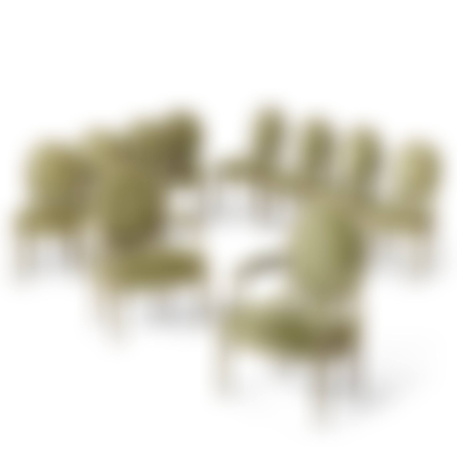 A SET OF TEN GREY-PAINTED DINING CHAIRS (preview)