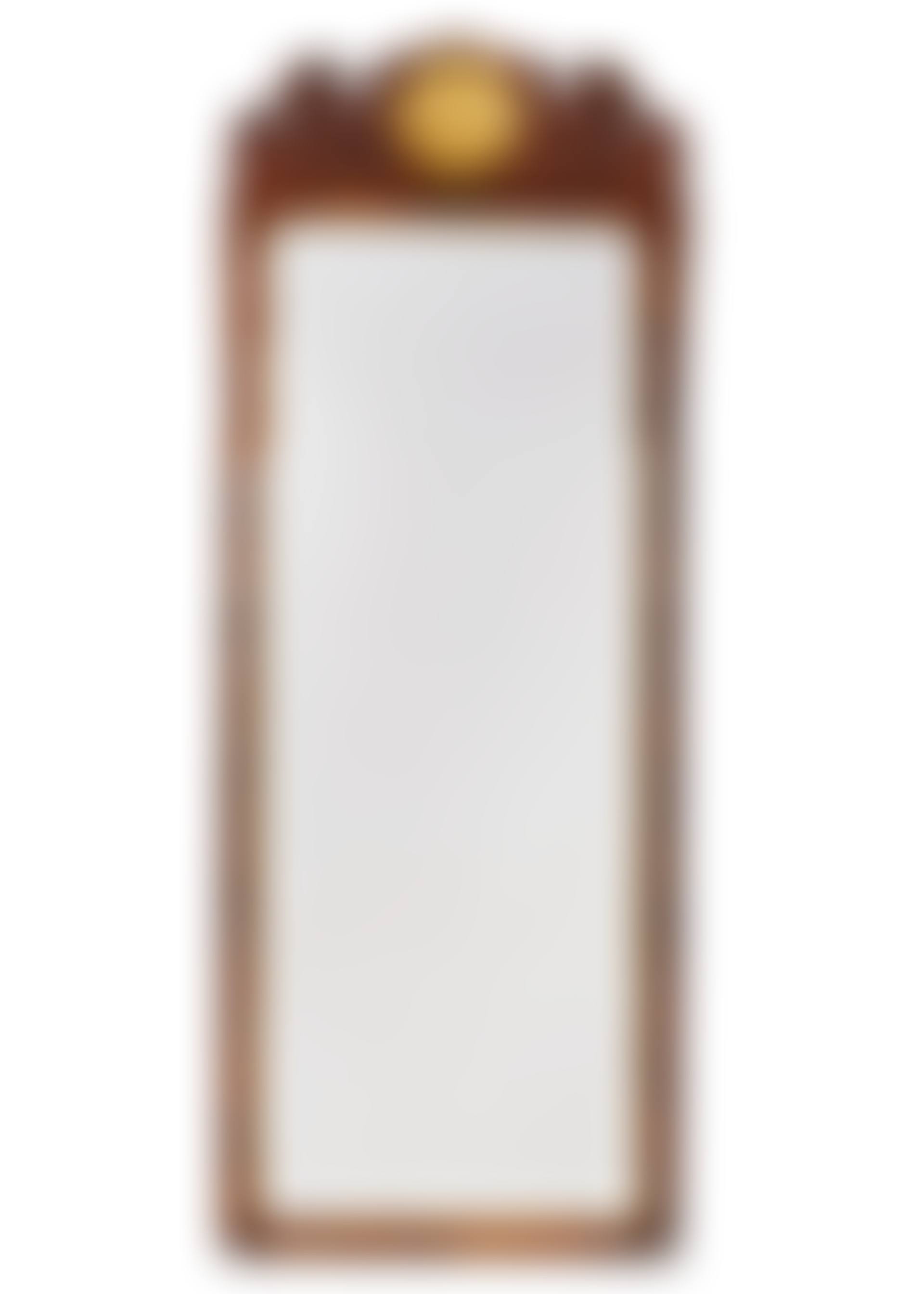 A QUEEN ANNE CARVED MAHOGANY AND PARCEL-GILT LOOKING GLASS (preview)